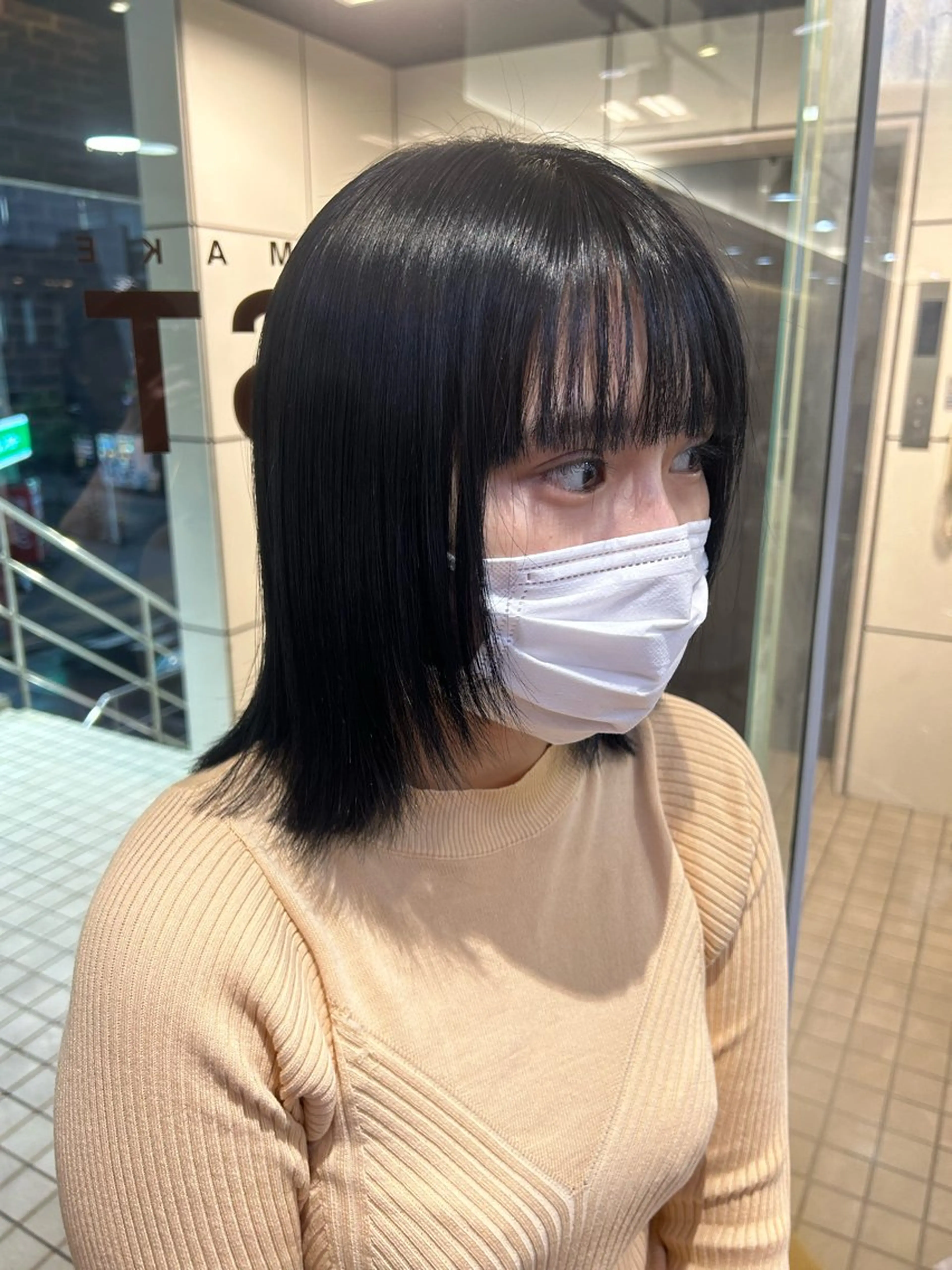 ミディアム 韓国風カラー 学生 髪質改善 韓国風ヘア トリートメント メンズスタイル Hitomi🐶のヘアスタイル