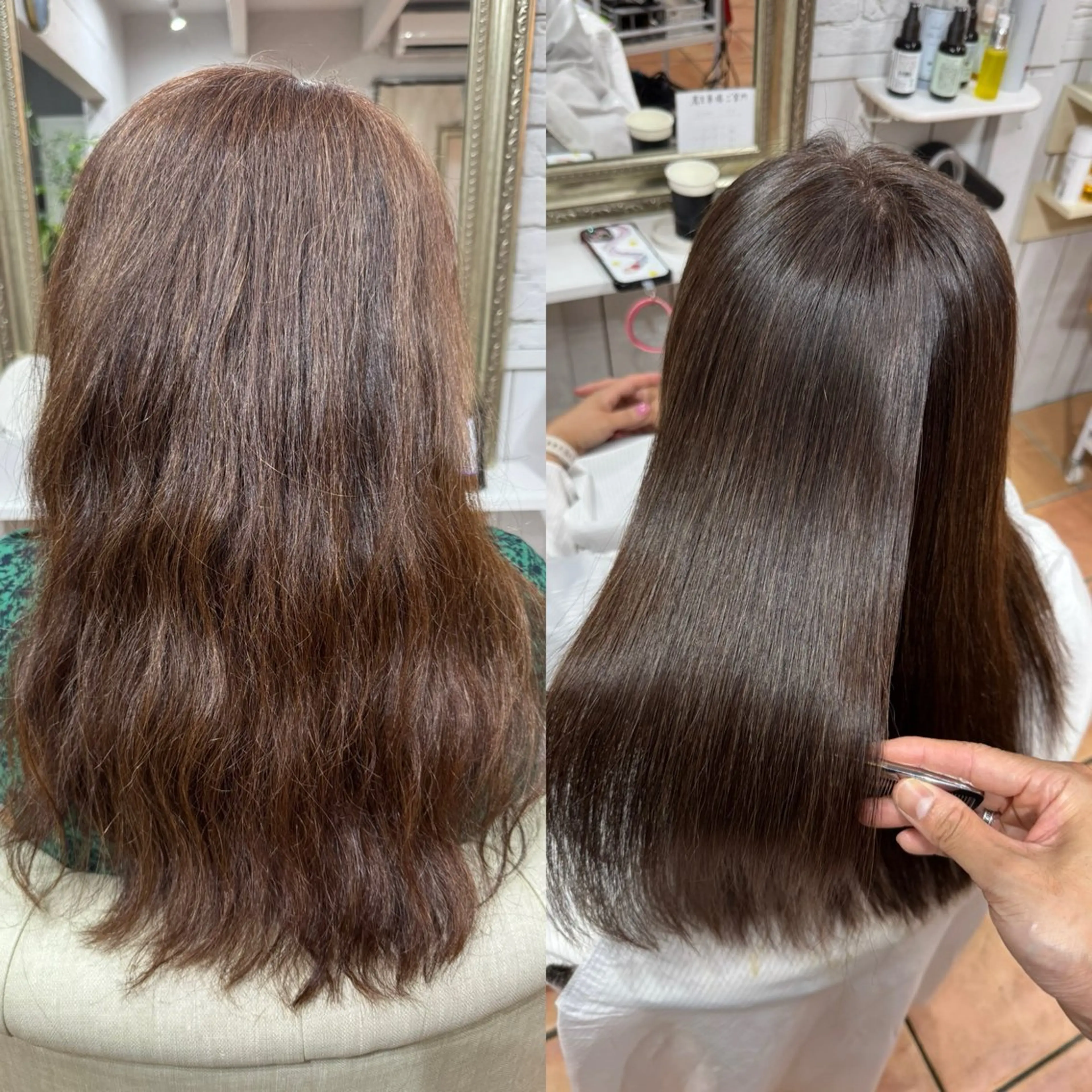 セミロング 髪質改善美容室bokuno3号店所属・前髪生えぐせ直し♡ お顔周りカット☆スガのヘアスタイル