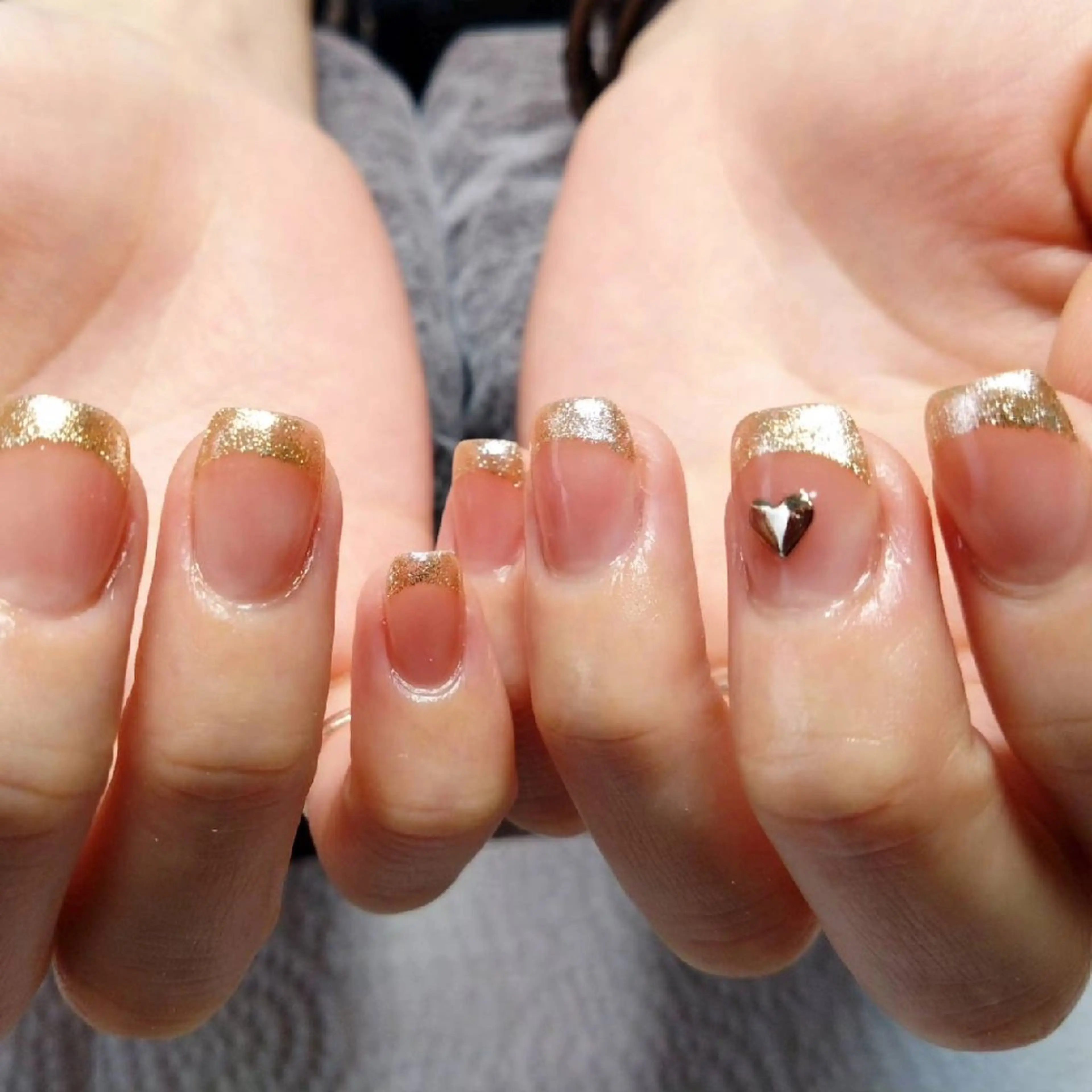 ネイル チークネイル 長さ出し フレンチネイル スカルプネイル ネイルネイル田宮店所属・ネイルネイル 田宮店のネイルデザイン