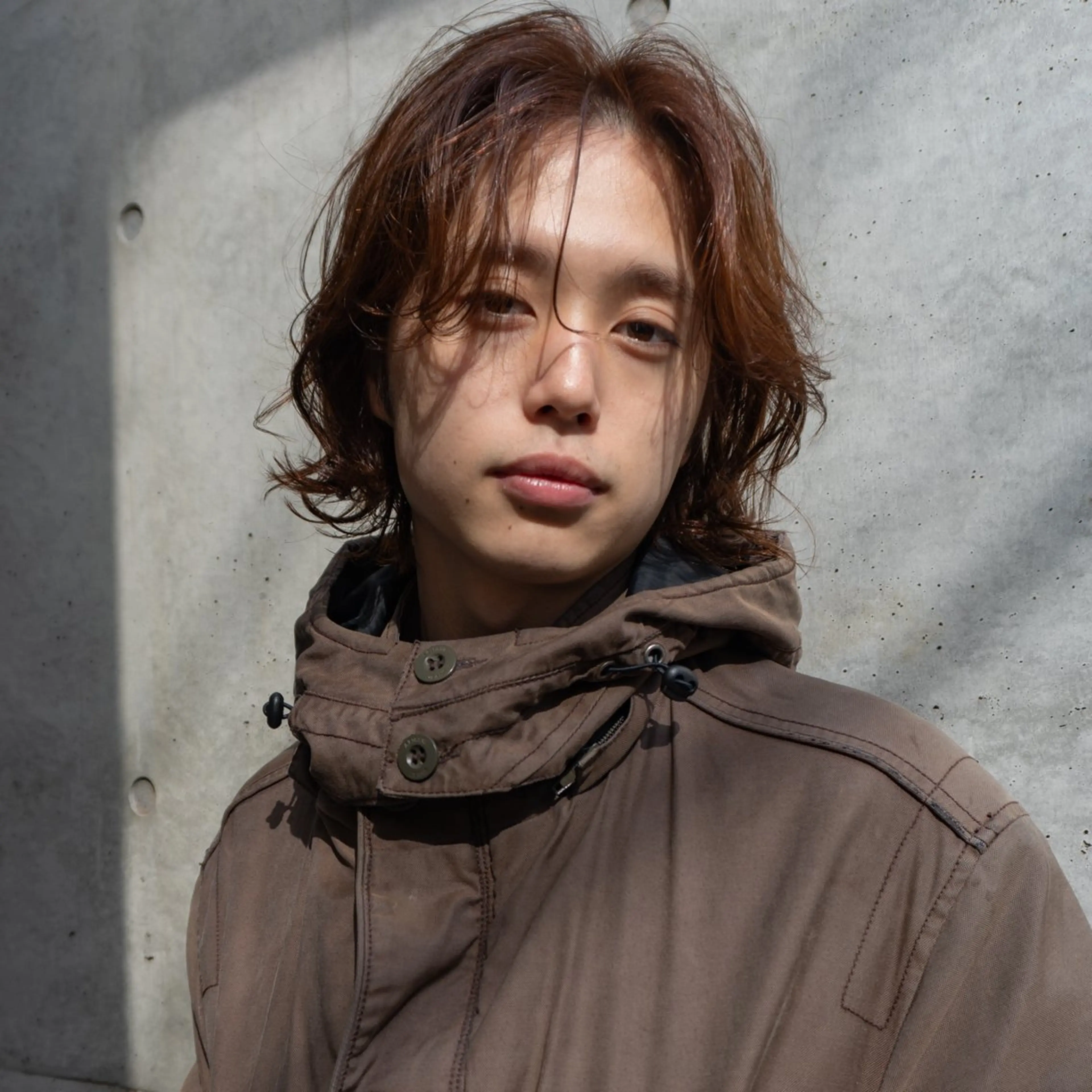 ミディアム パーマ メンズ ミディアムパーマ メンズパーマ ボブ カット パーマ トリートメント ニュアンスデザイン/ SHOUTOのヘアスタイル