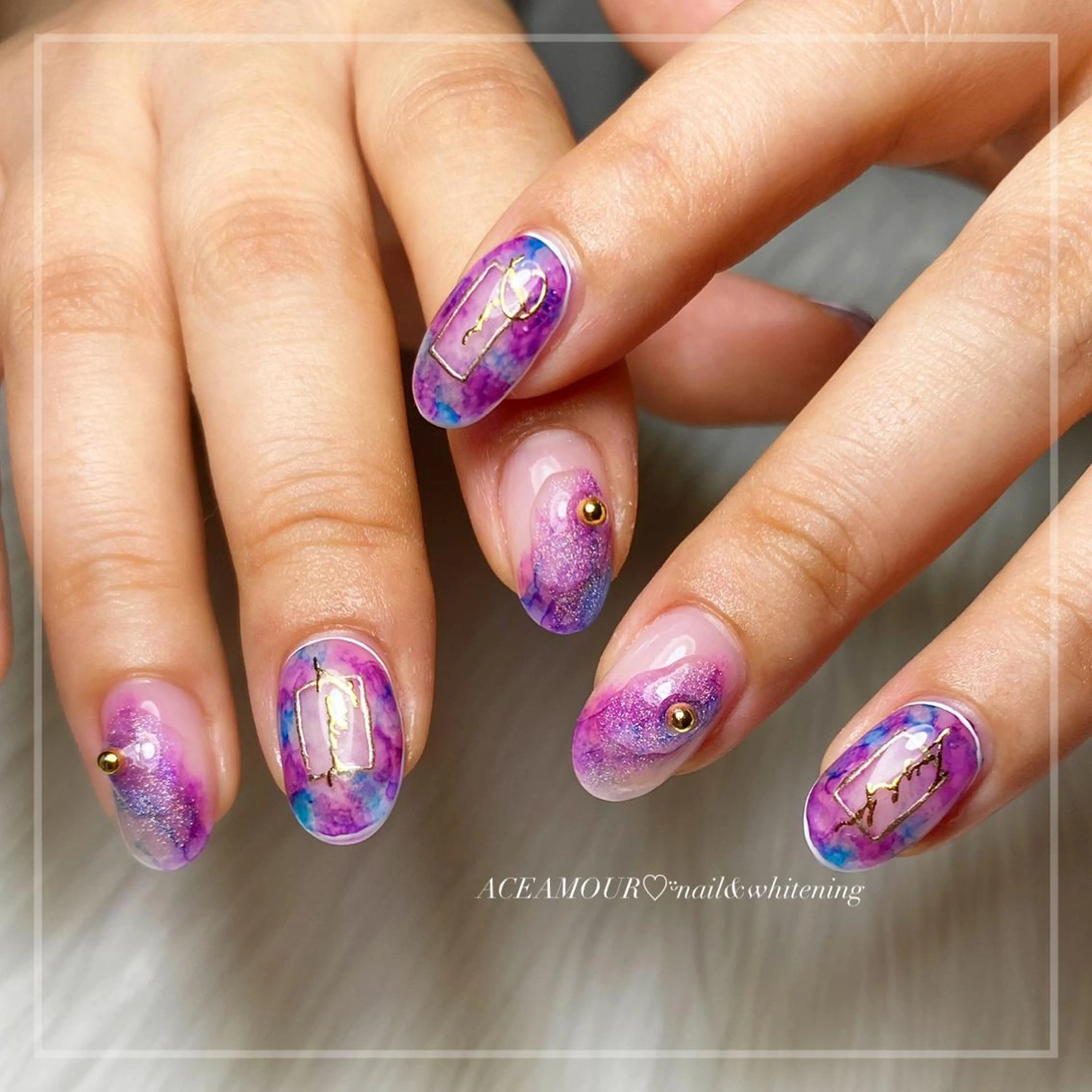 ネイル ネイル/耳つぼ /新ホワイトニングのネイルデザイン