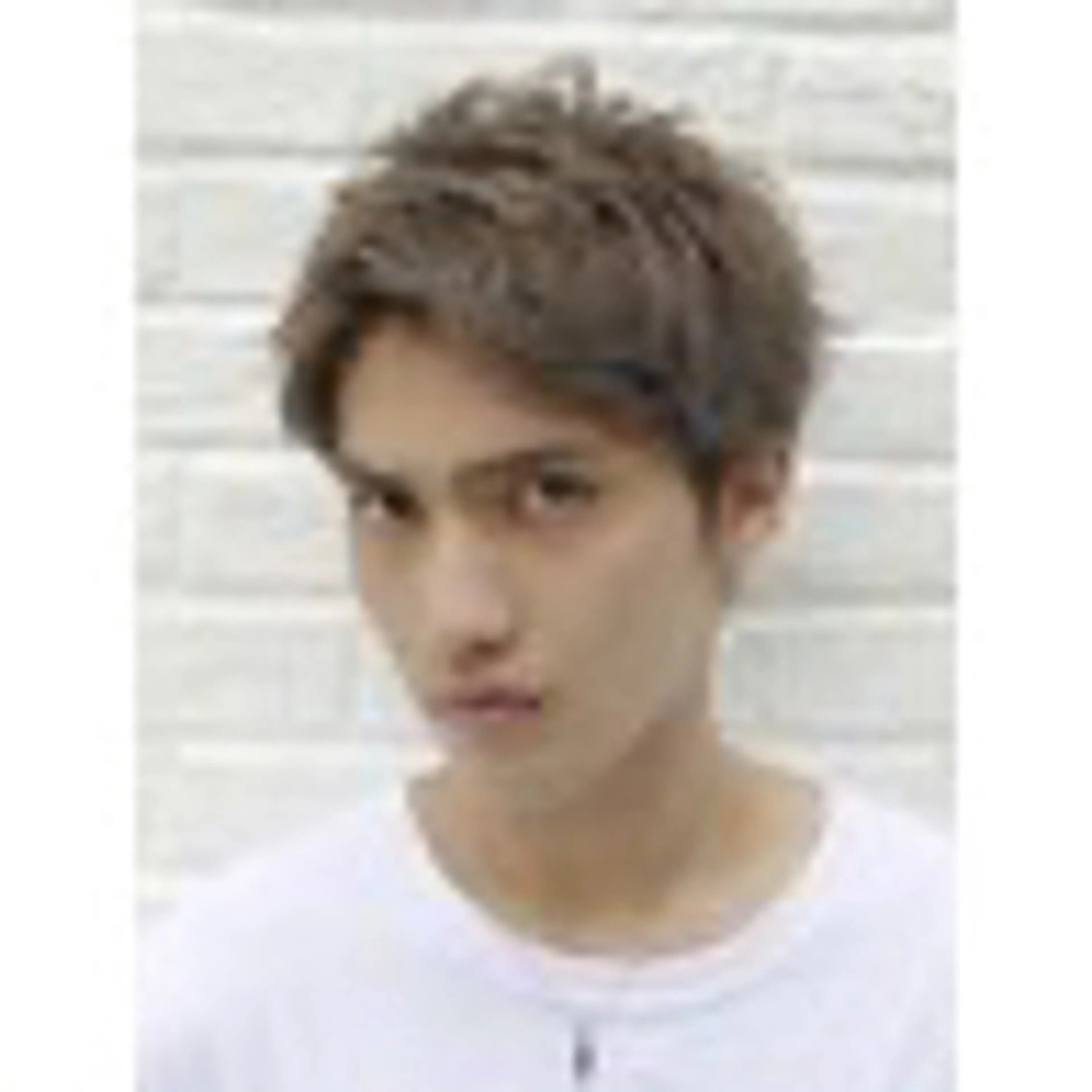 カラー メンズ 切りっぱなしボブ メンズブリーチ メンズ韓国風 アッシュ アッシュブラウン カット ヘアカラー ボブ/髪質改善 jionのヘアスタイル