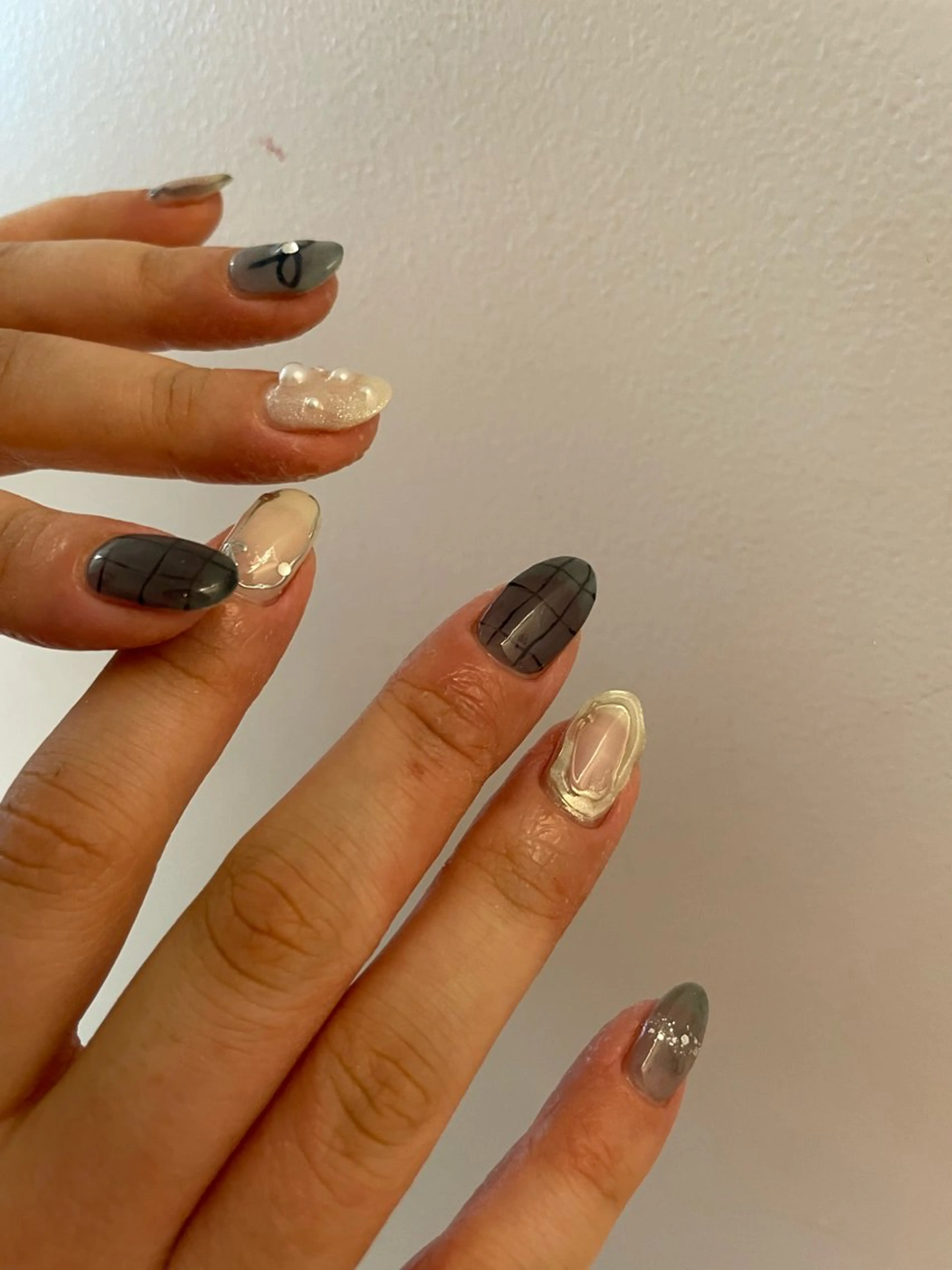 ネイル 【淡色color/ nail】maikoのネイルデザイン