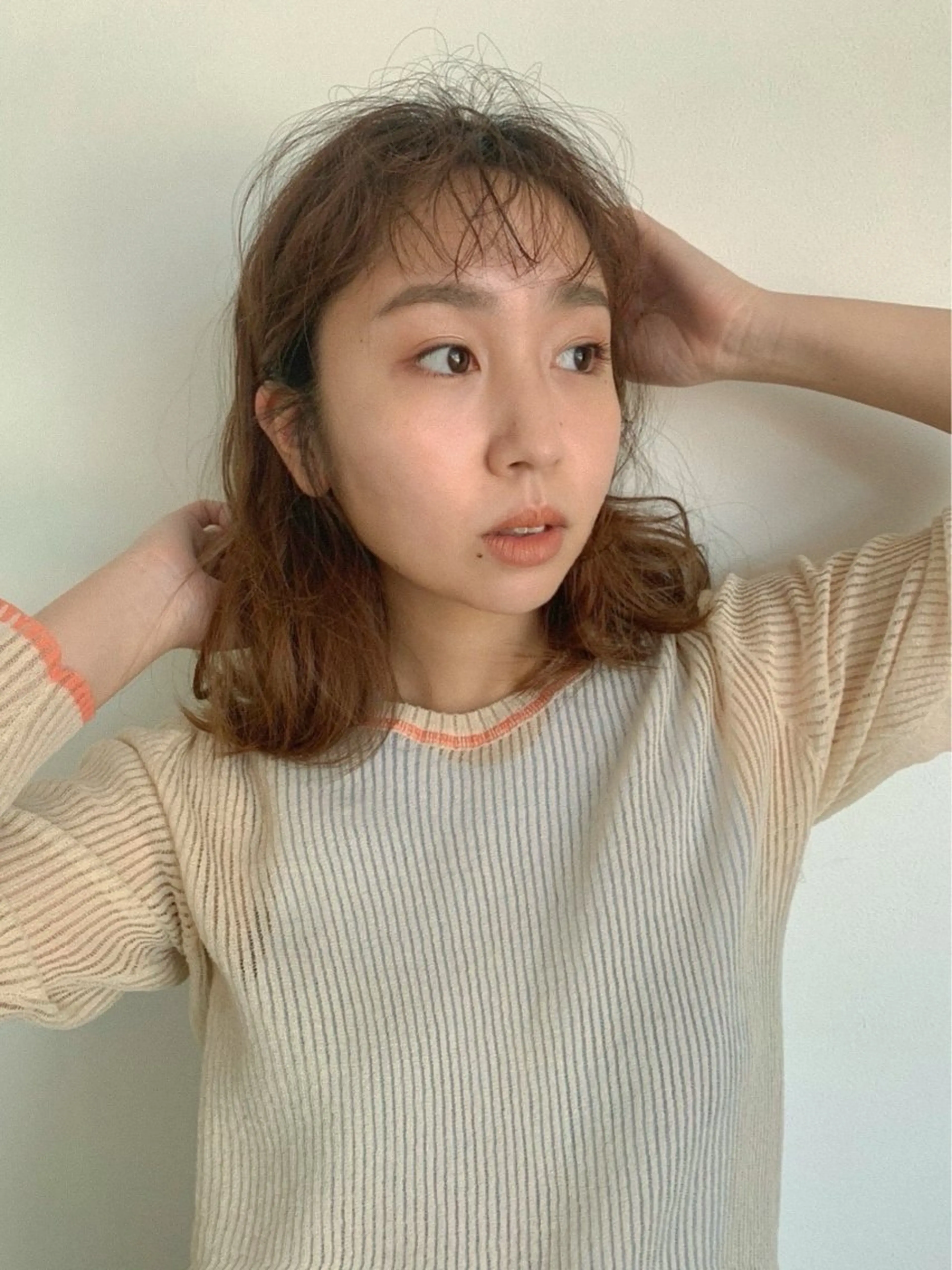 ミディアム カラー Noah所属・折下 はるかのヘアスタイル