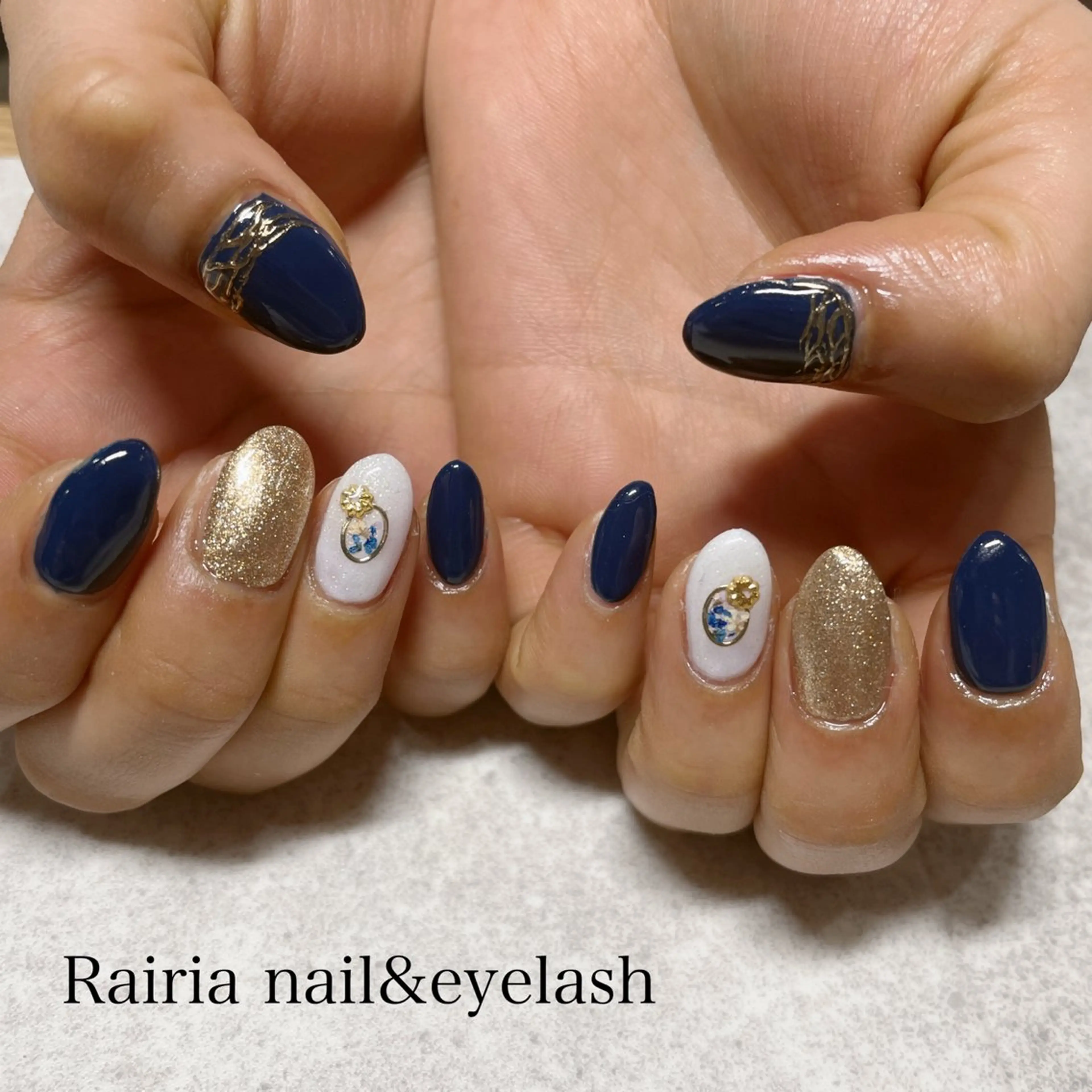 ネイル アートネイル 持ち込み ハンドネイル Rairia nail&eyelash小岩店所属・Rairianail 小岩店のネイルデザイン