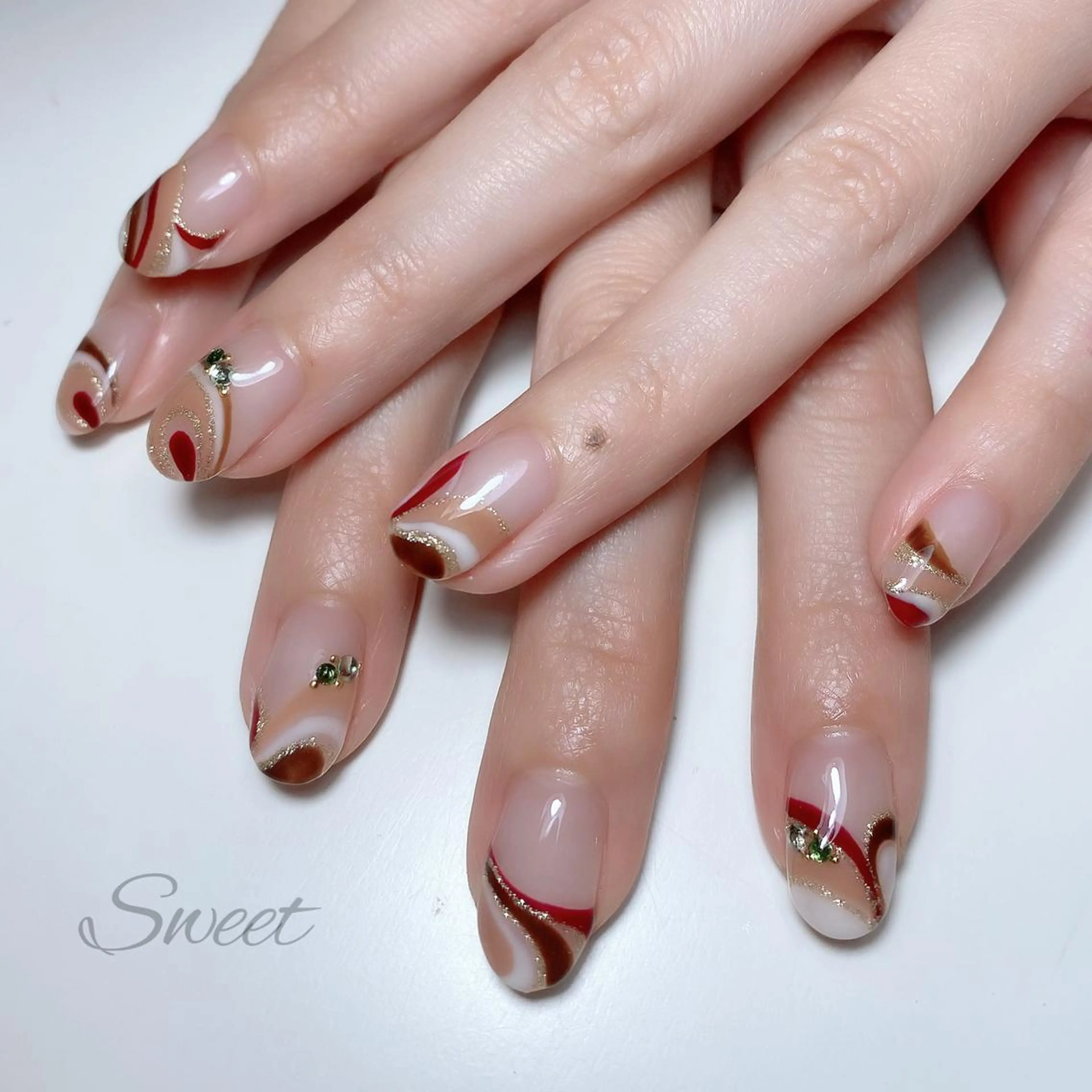 ネイル sweet 仲野陽子のネイルデザイン