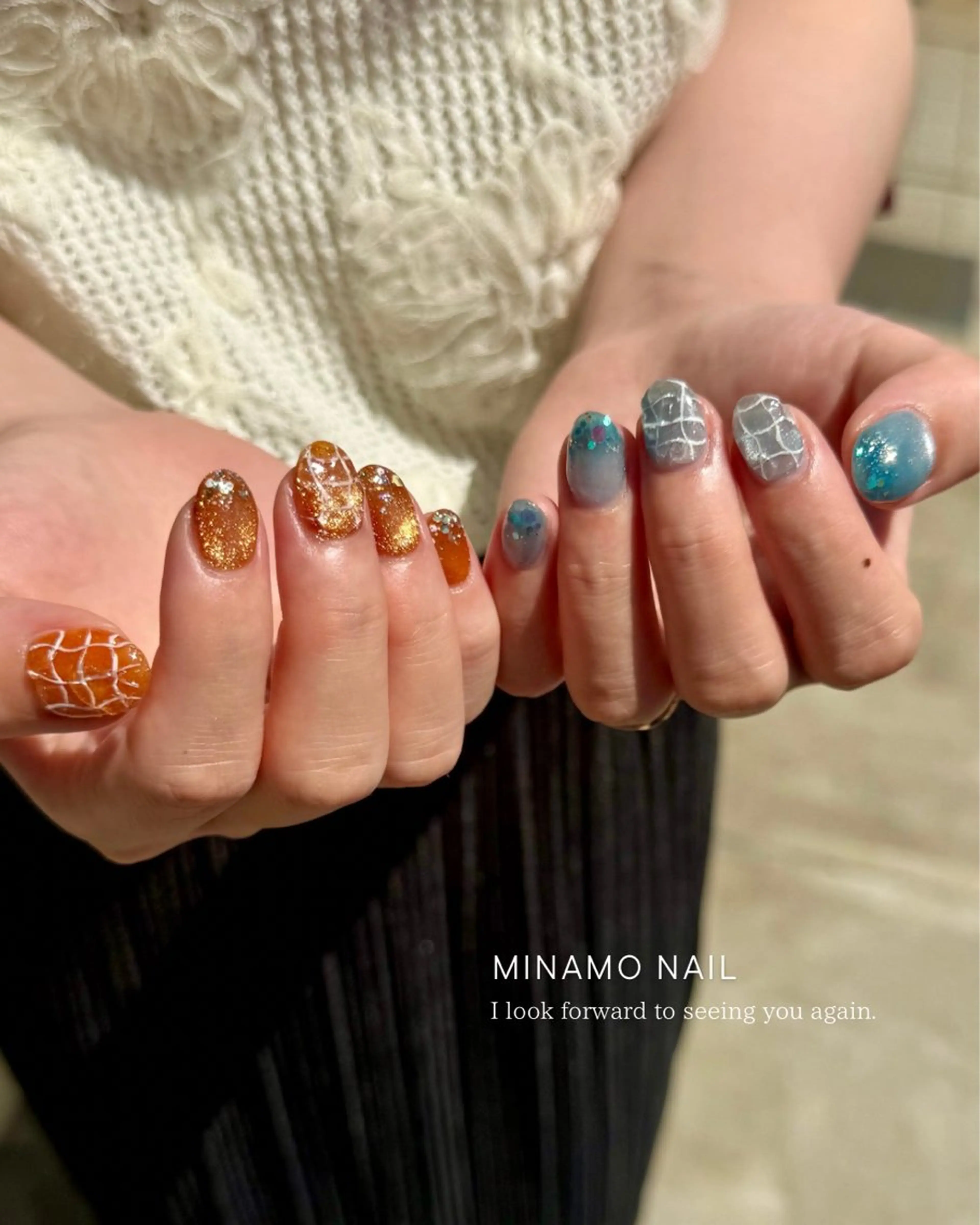 ネイル アートネイル フラワーネイル フットネイル ジェルネイル 氷ネイル・うるうるネイル ハンドネイル Seemly 千田町店所属・フラワーパラジェル 🌸シームリーエミのネイルデザイン