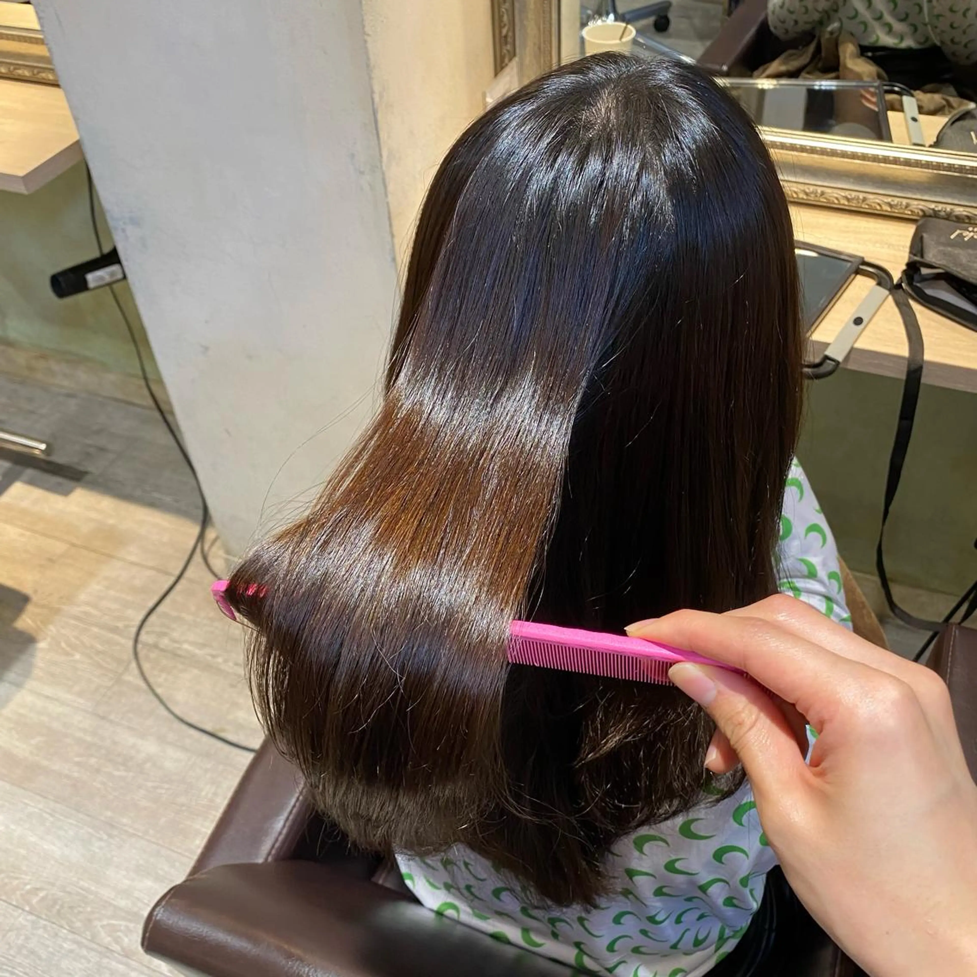 ロング カット 縮毛矯正 トリートメント Lutia所属・Lutia  チノ リキマル🍀のヘアスタイル