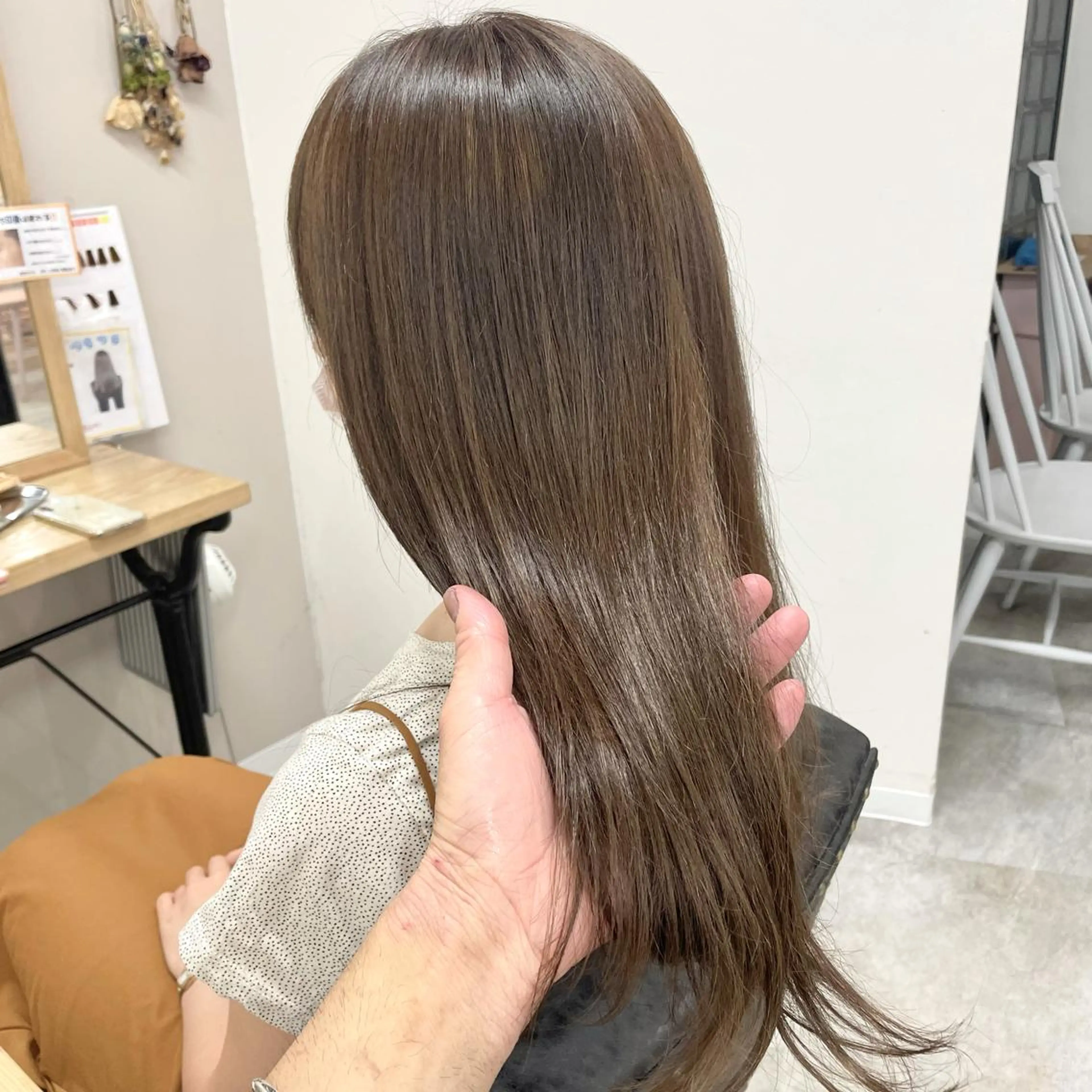 ロング カラー 🔵暗髪　特化🔵 梅田・増田のヘアスタイル