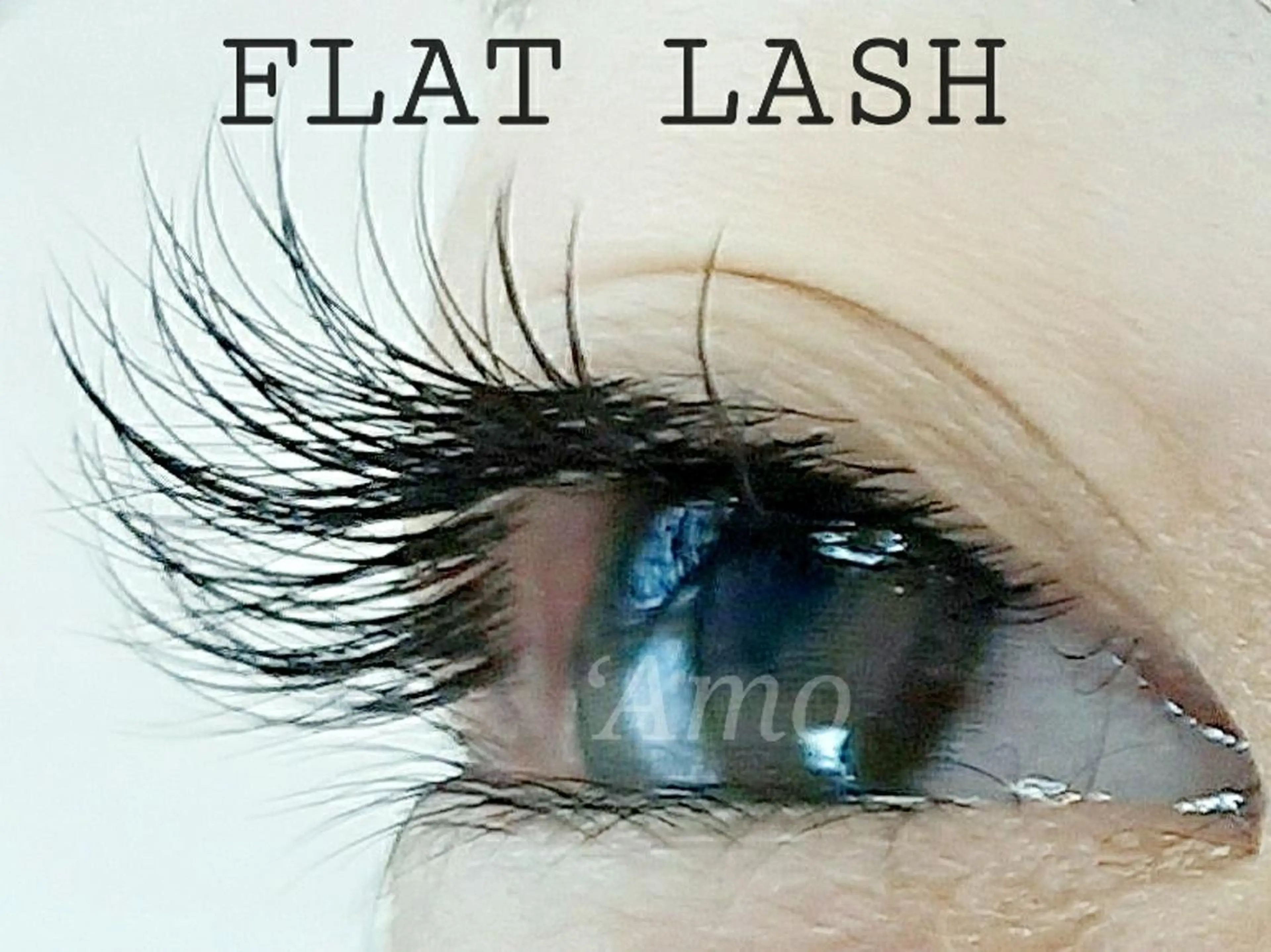 マツエク・マツパ Cカール キュート フラットラッシュ ‘Amo アモのマツエク・マツパデザイン