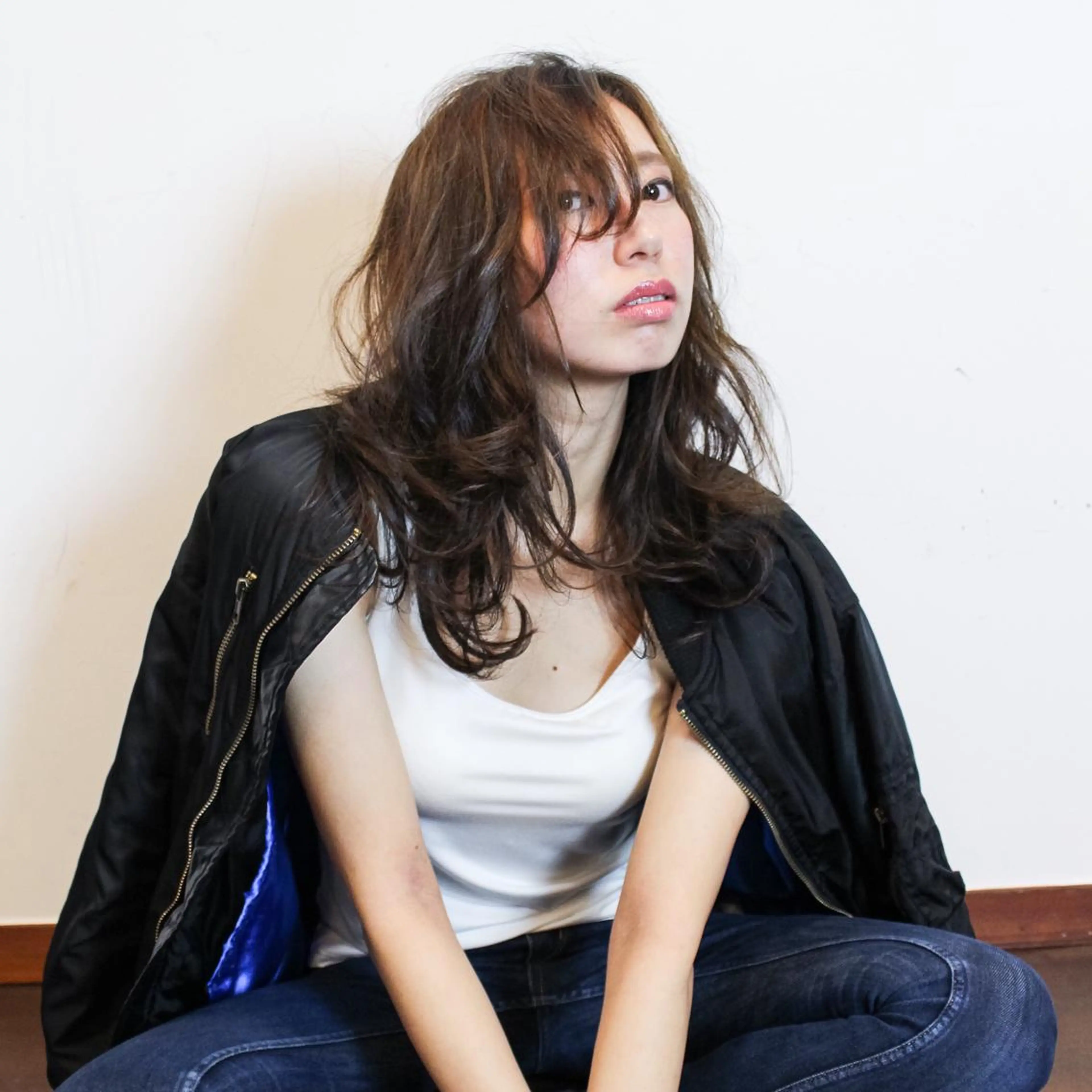 セミロング 横井伴典　矢場町 メンズパーマ/カットのヘアスタイル