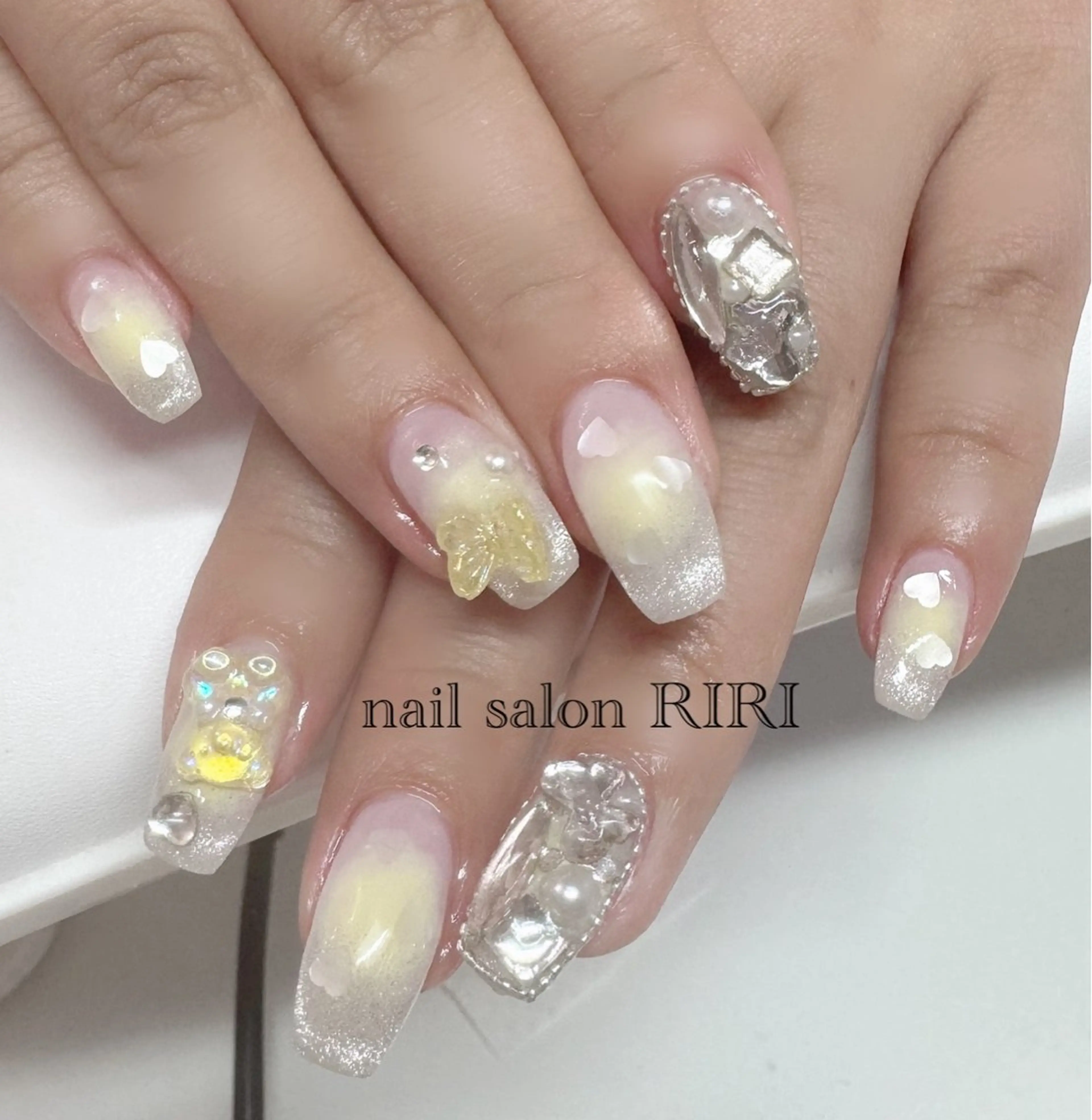ネイル 春ネイル ワンホンネイル private  nail  salon RIRI所属・RIRI リリのネイルデザイン