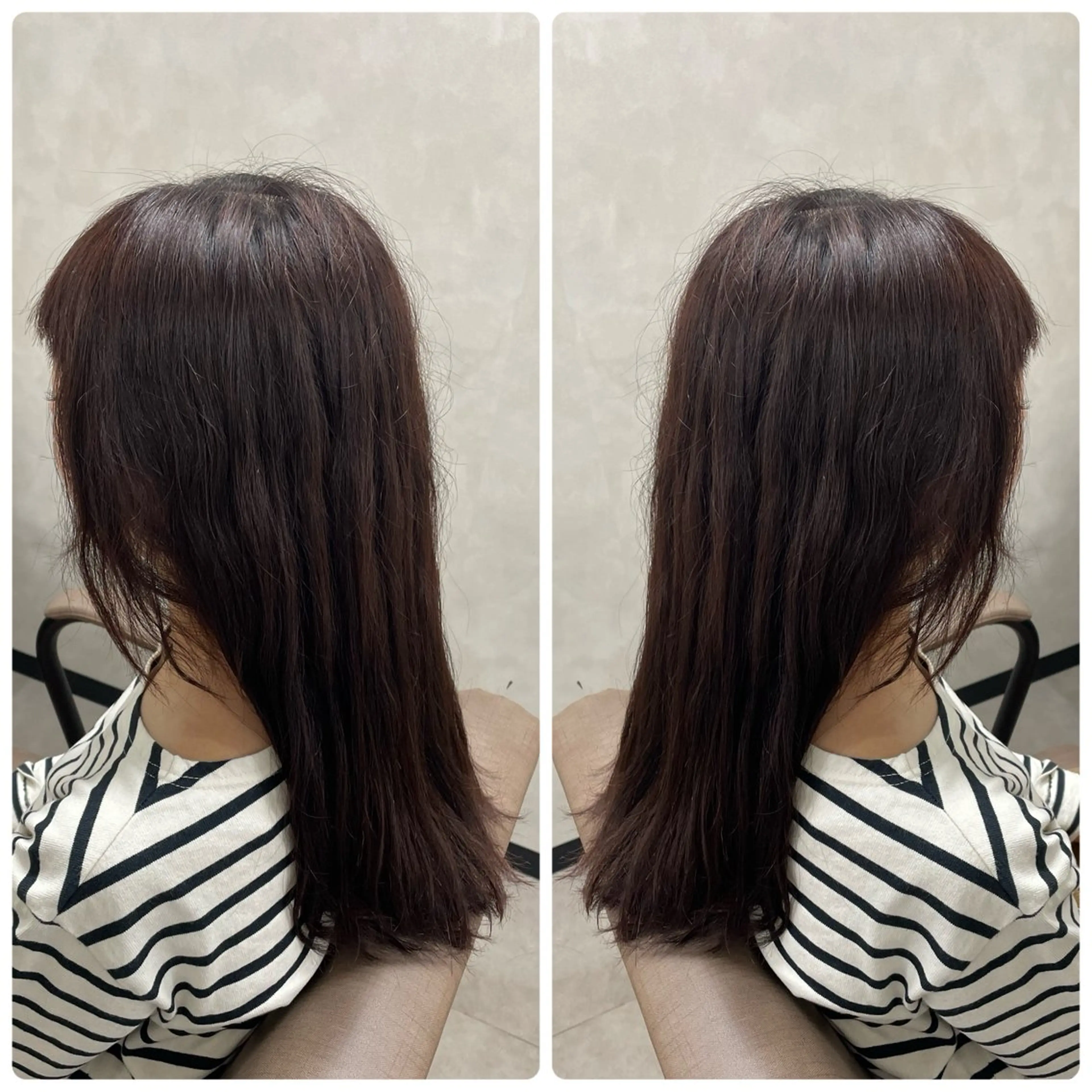 ロング カラー 石川 晴那のヘアスタイル