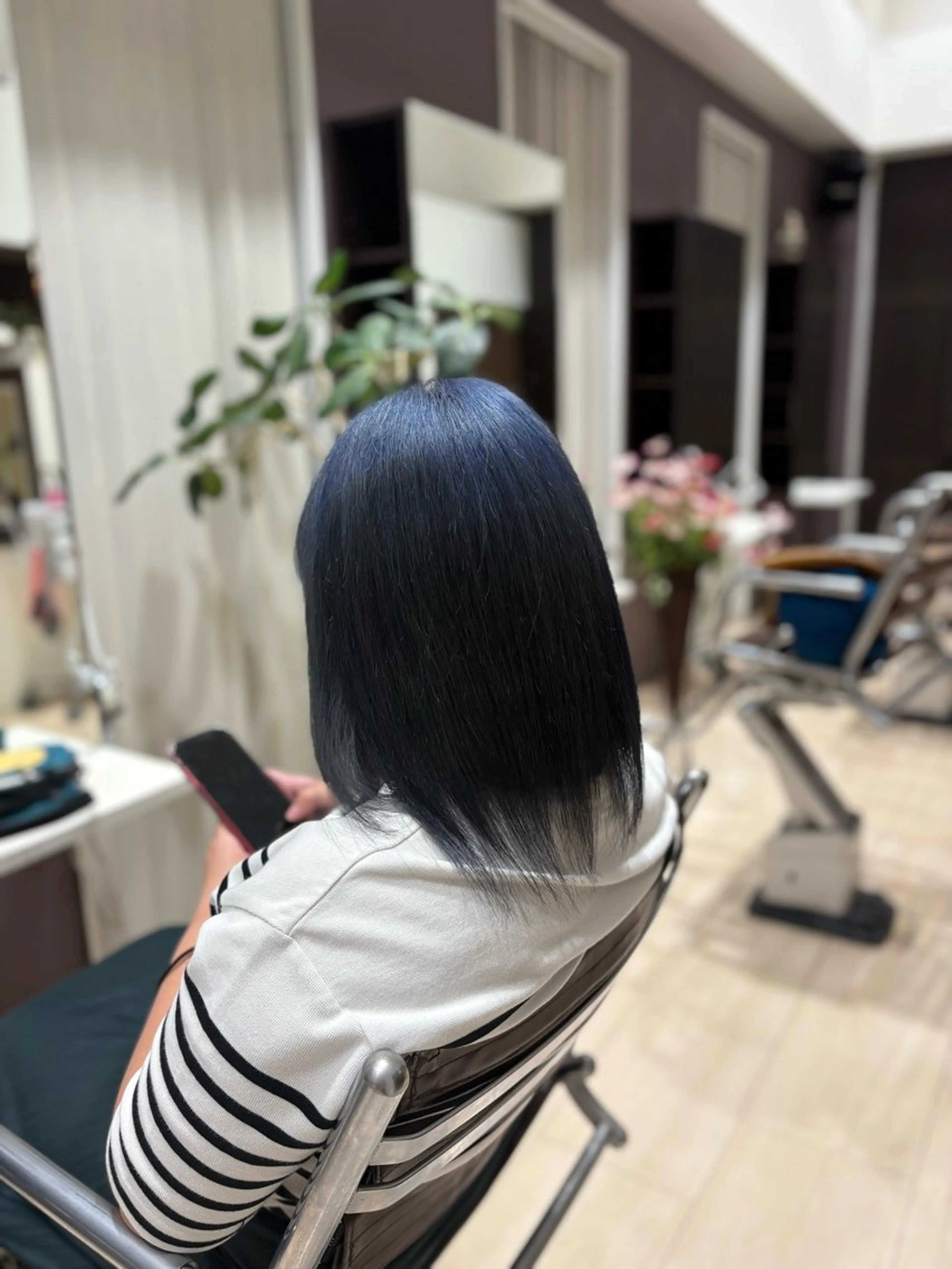 ミディアム カラー 三浦 航平のヘアスタイル