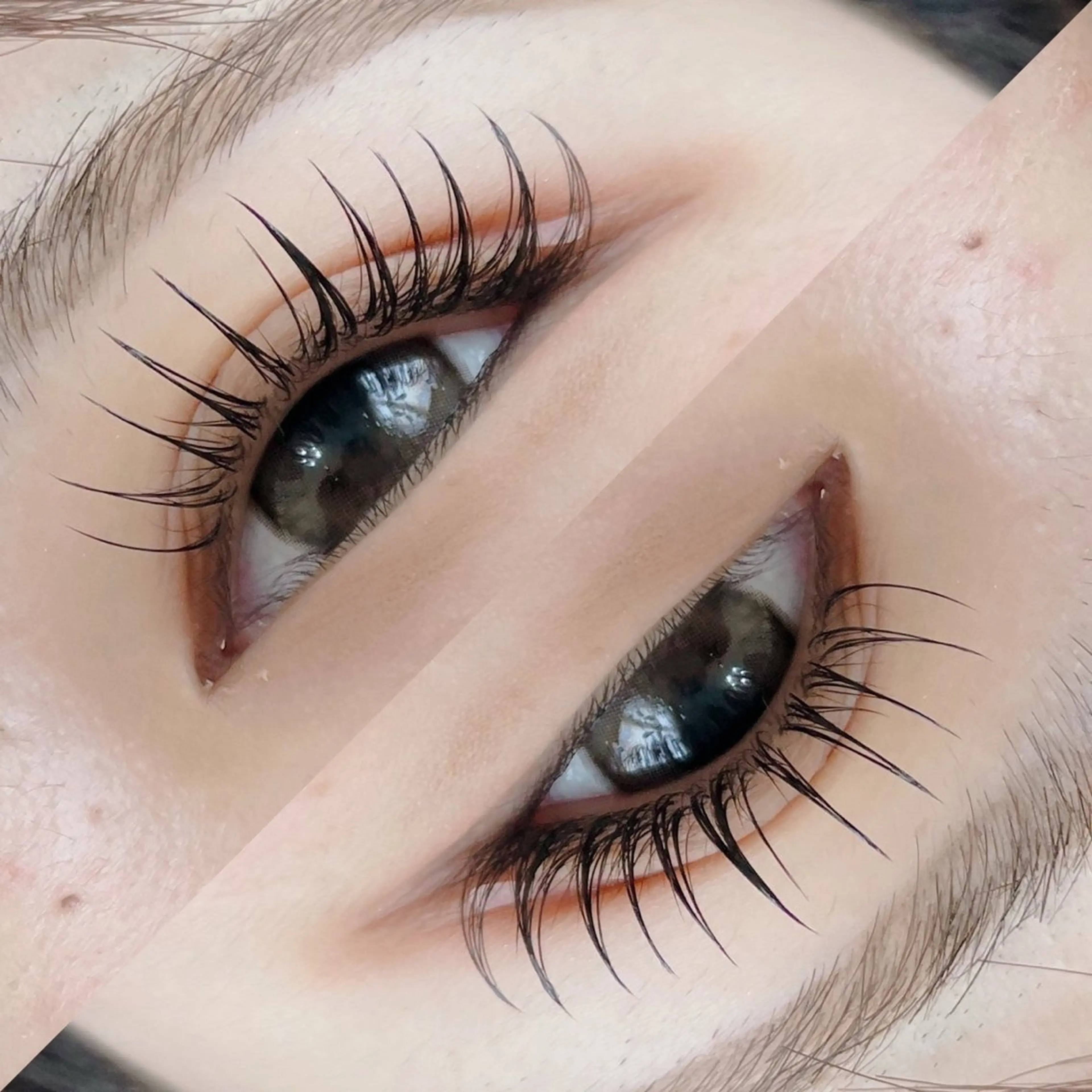 【束感仕上げ出来ます♪]フラットラッシュ160本の写真