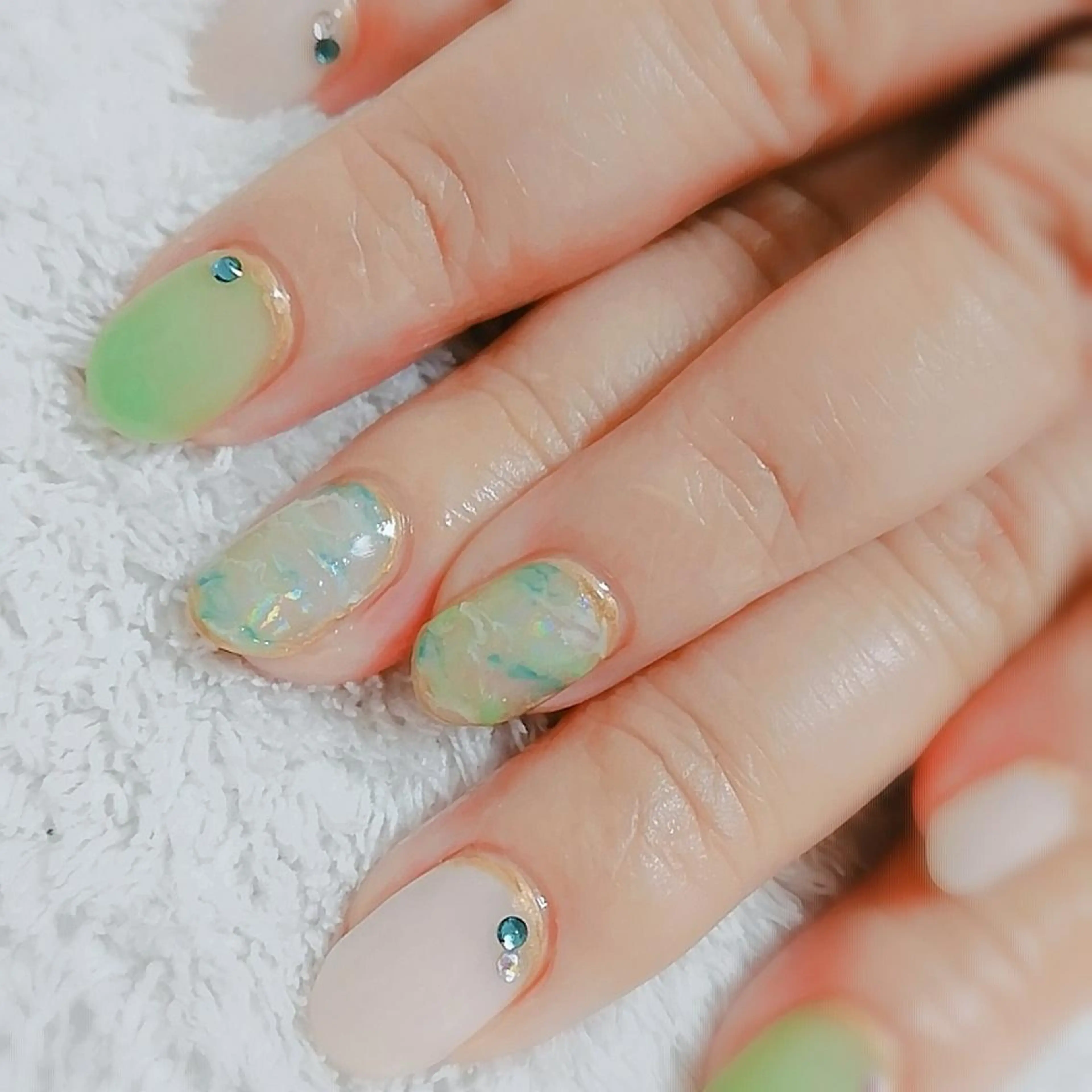 ネイル アートネイル ハンドネイル 柴崎 美幸のネイルデザイン