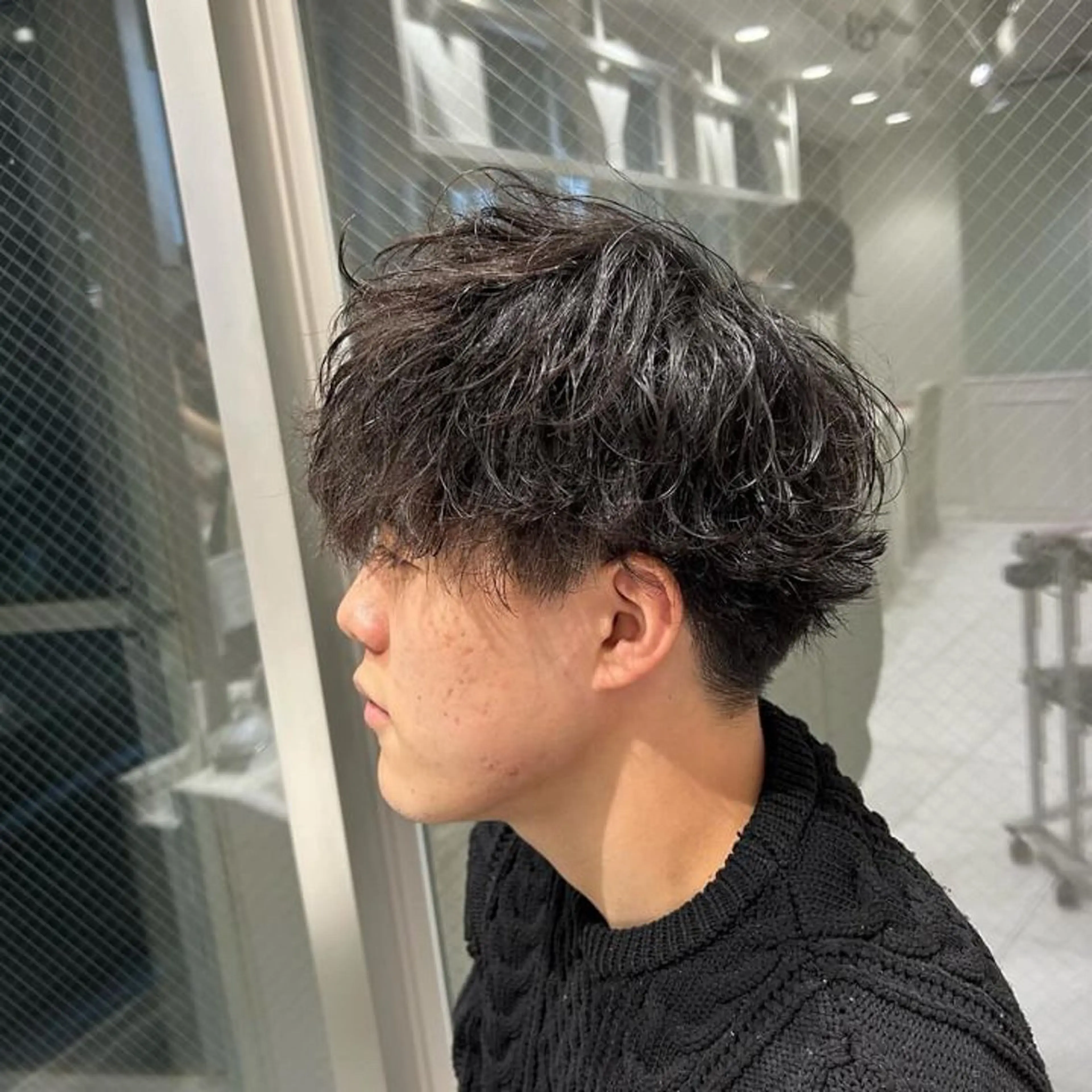 ショート パーマ メンズ L’Aube ami所属・佐野 拓海のヘアスタイル