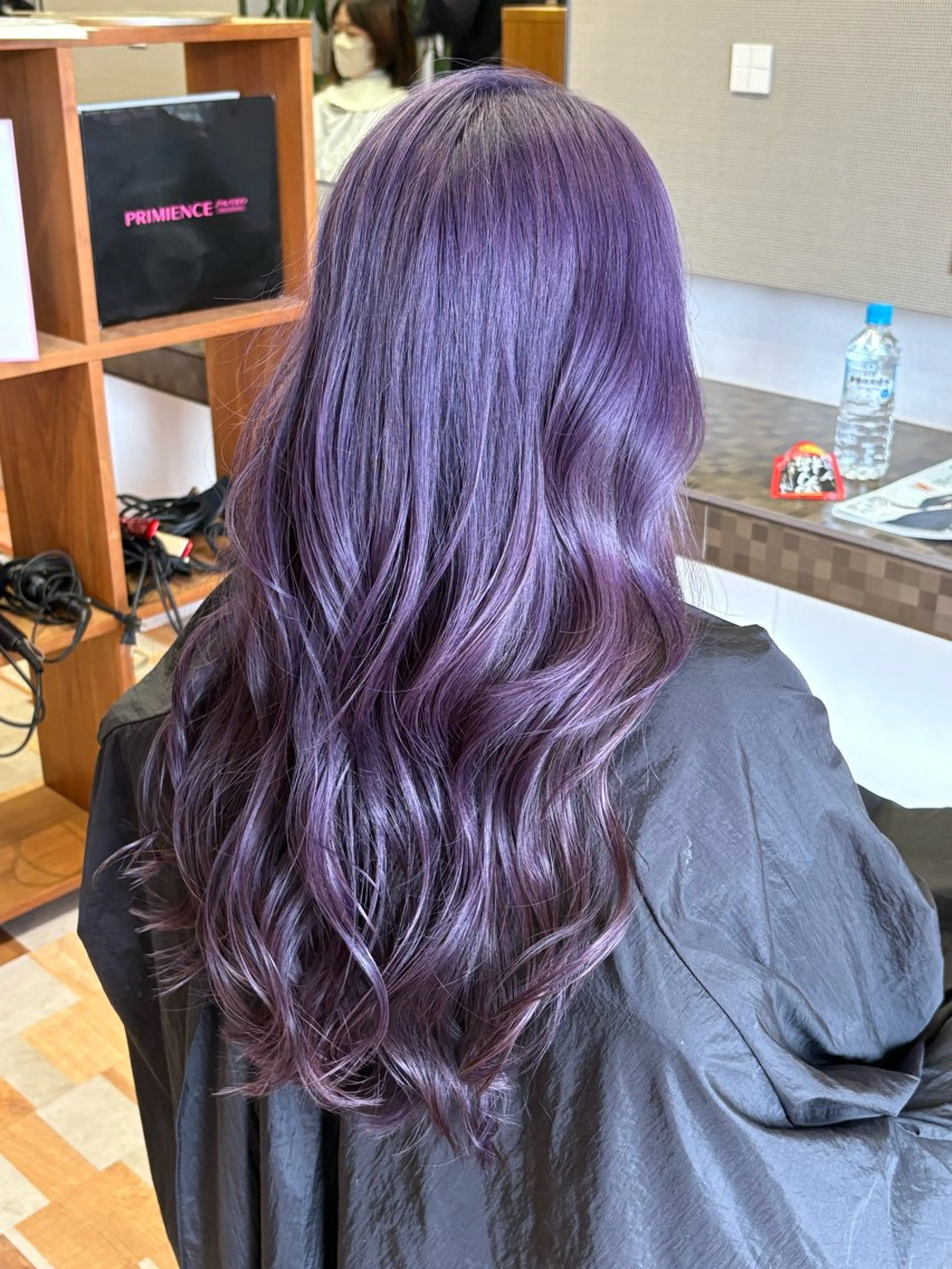 ロング パープルカラー セルバ所属・HIRORO ブリーチ/ハイトーンのヘアスタイル