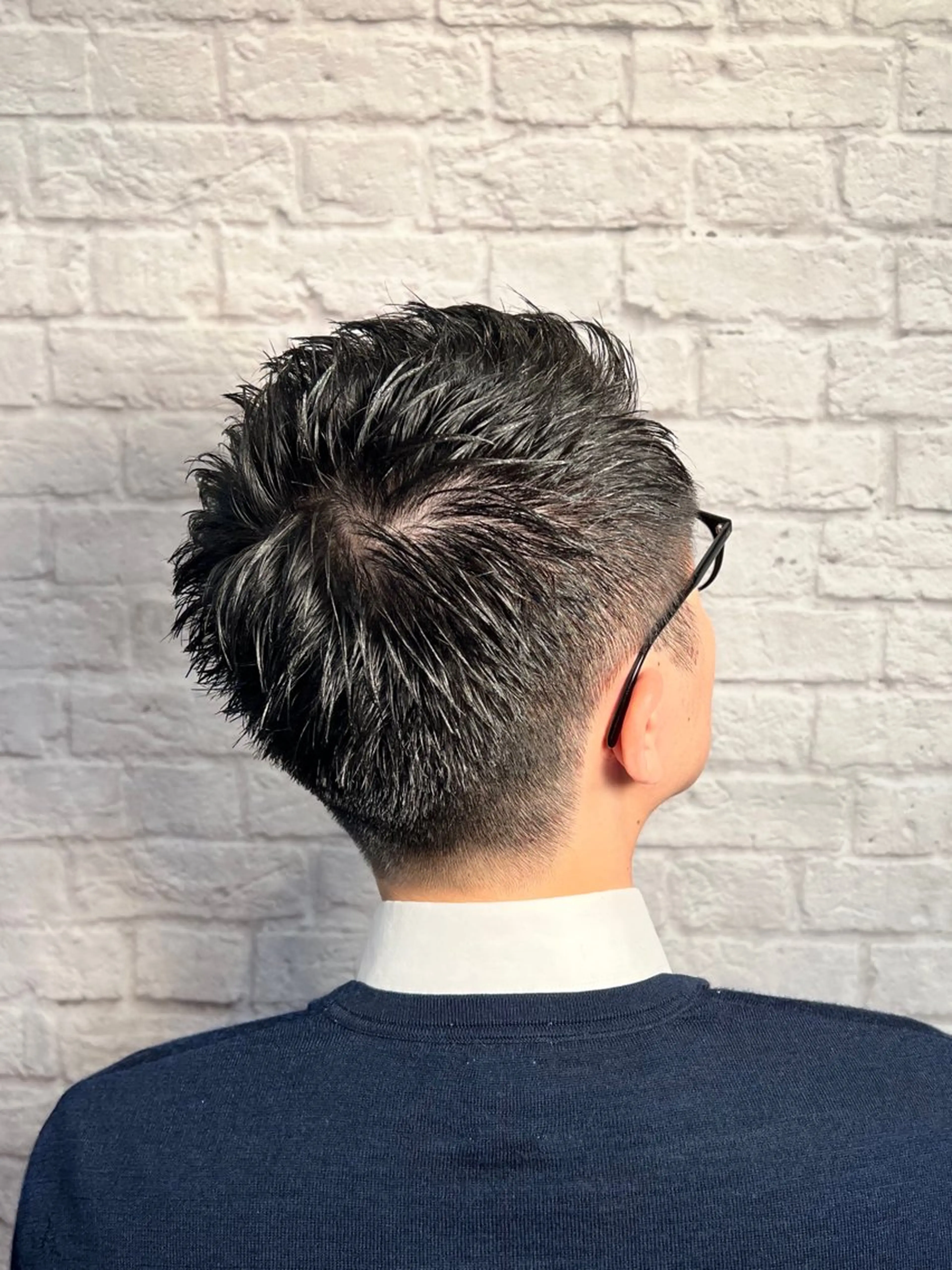 ショート カラー パーマ ヘアアレンジ メンズ メンズブリーチ センターパート フェードカット マッシュ メンズパーマ カット ヘアセット メンズカット/パーマ 山崎航平💈のヘアスタイル