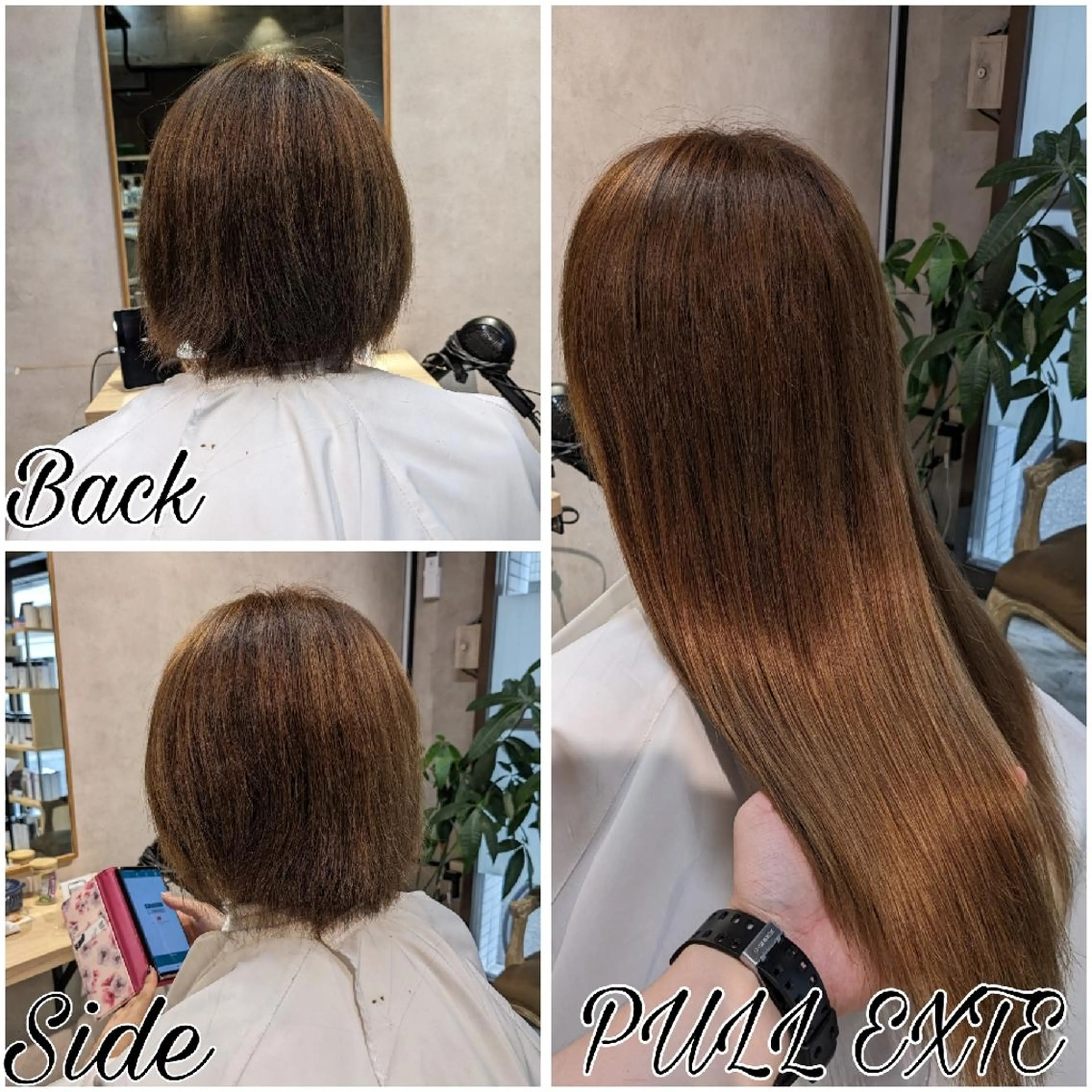 [🚨学割🚨]カラー+トリートメント+ダイアモンドエクステ100本✨の写真