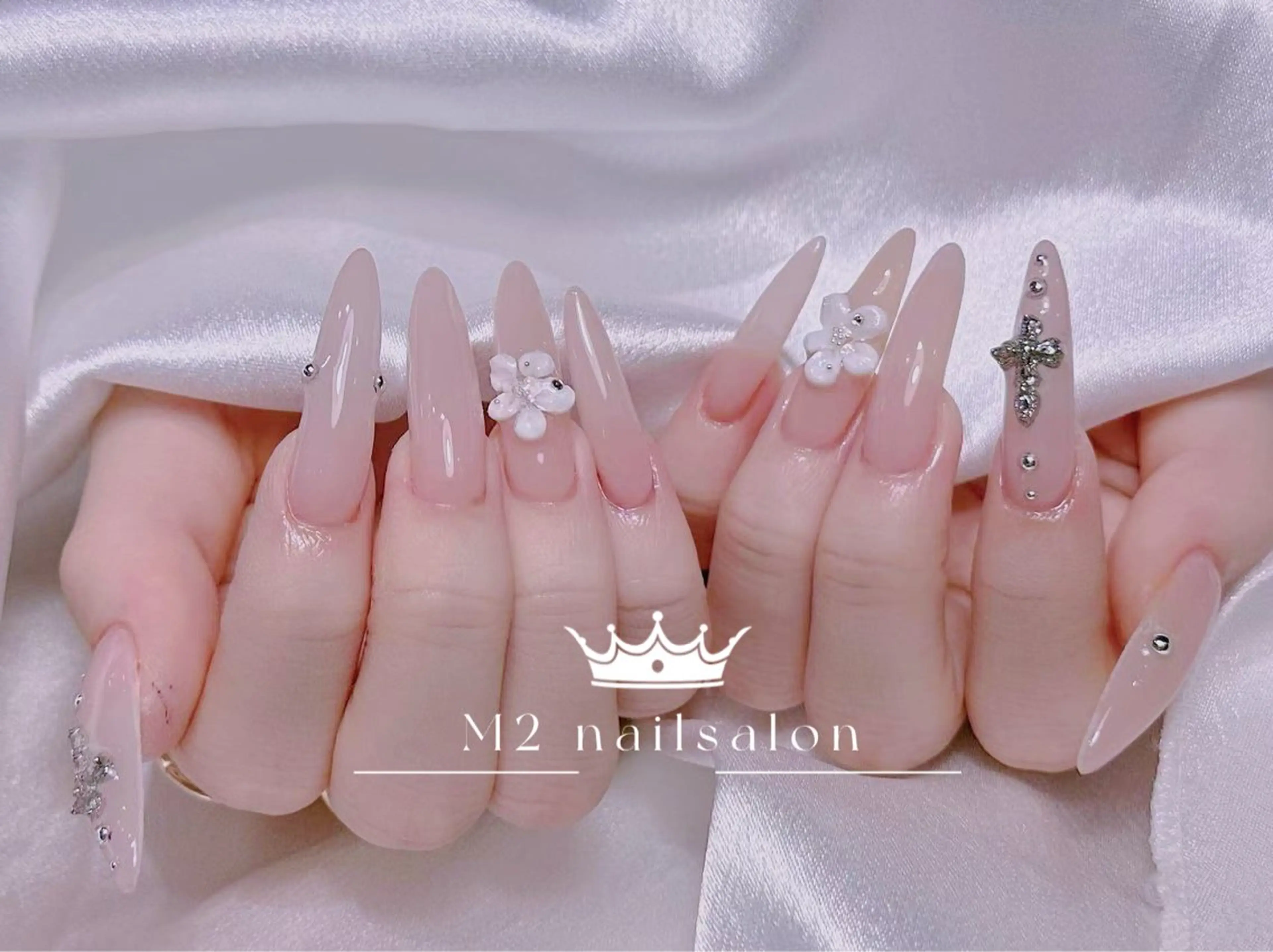 ネイル ハンドネイル 長さだし専門店 M2 rikaのネイルデザイン