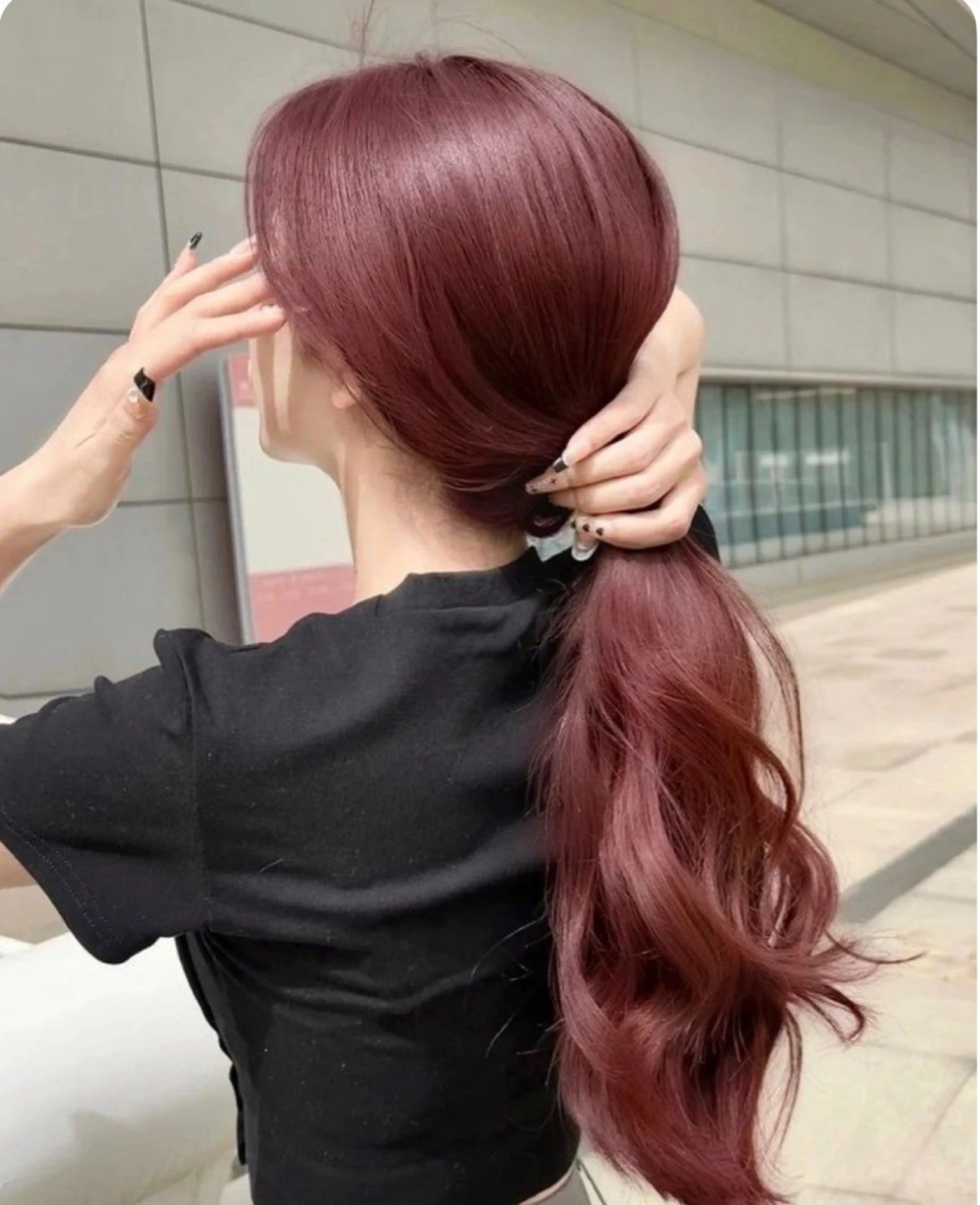 ロング 韓国ガーリー🤍ハイ トーン🤍Ayanaのヘアスタイル