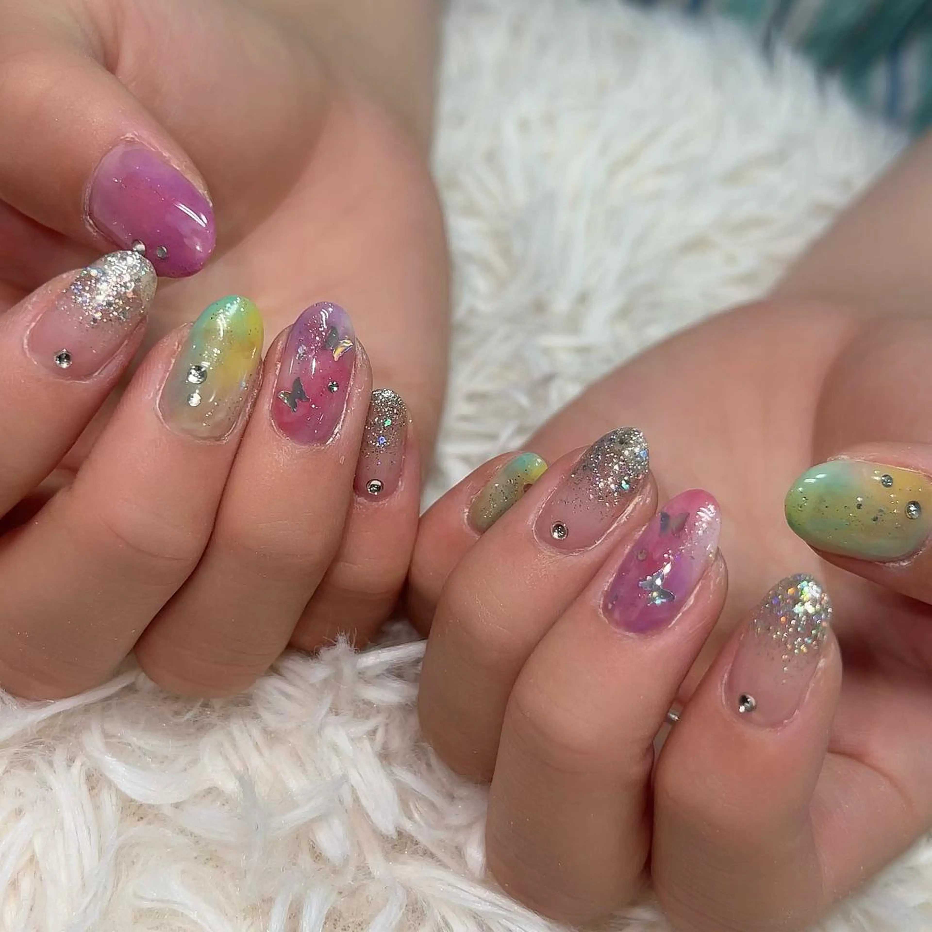 ネイル ハンドネイル 【Yappy🌈】 💖P-tanaのネイルデザイン