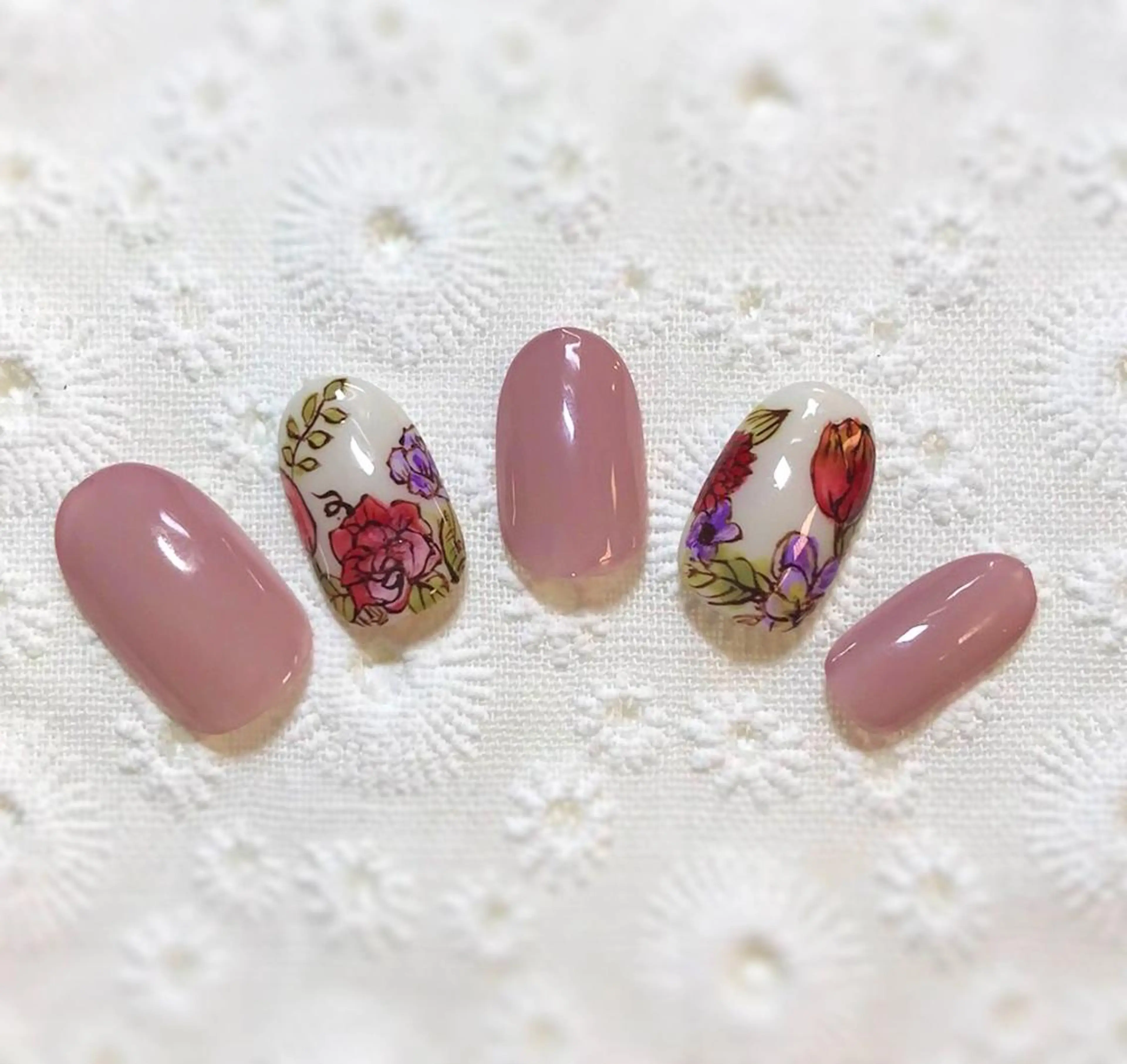 ネイル アートネイル ハンドネイル 森のさんぽ道所属・ショートネイル 森のさんぽ道のネイルデザイン