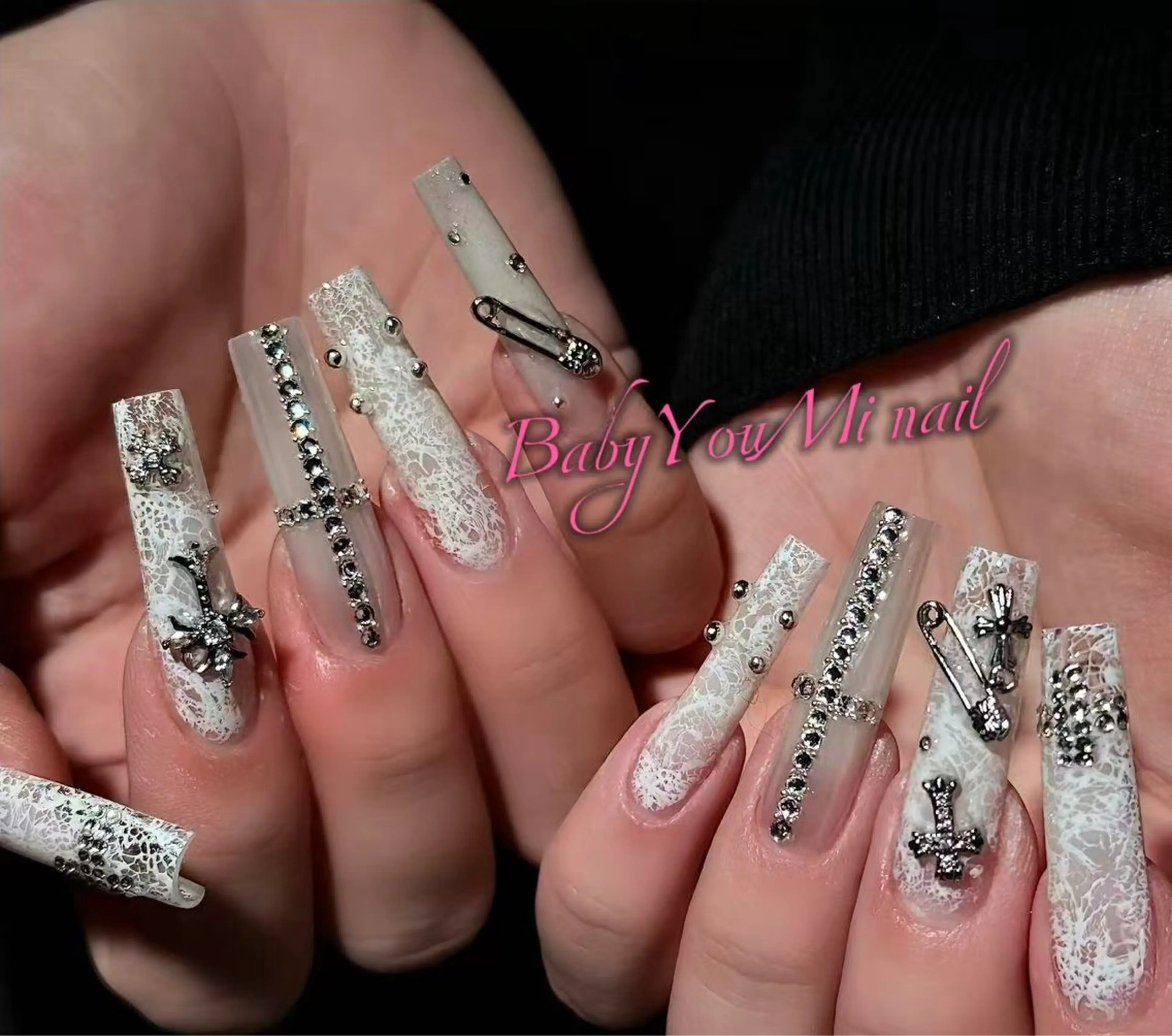 ネイル オーロラネイル 成人式 フットネイル フレンチネイル ジェルネイル ハンドネイル BabyYouMi nailのネイルデザイン