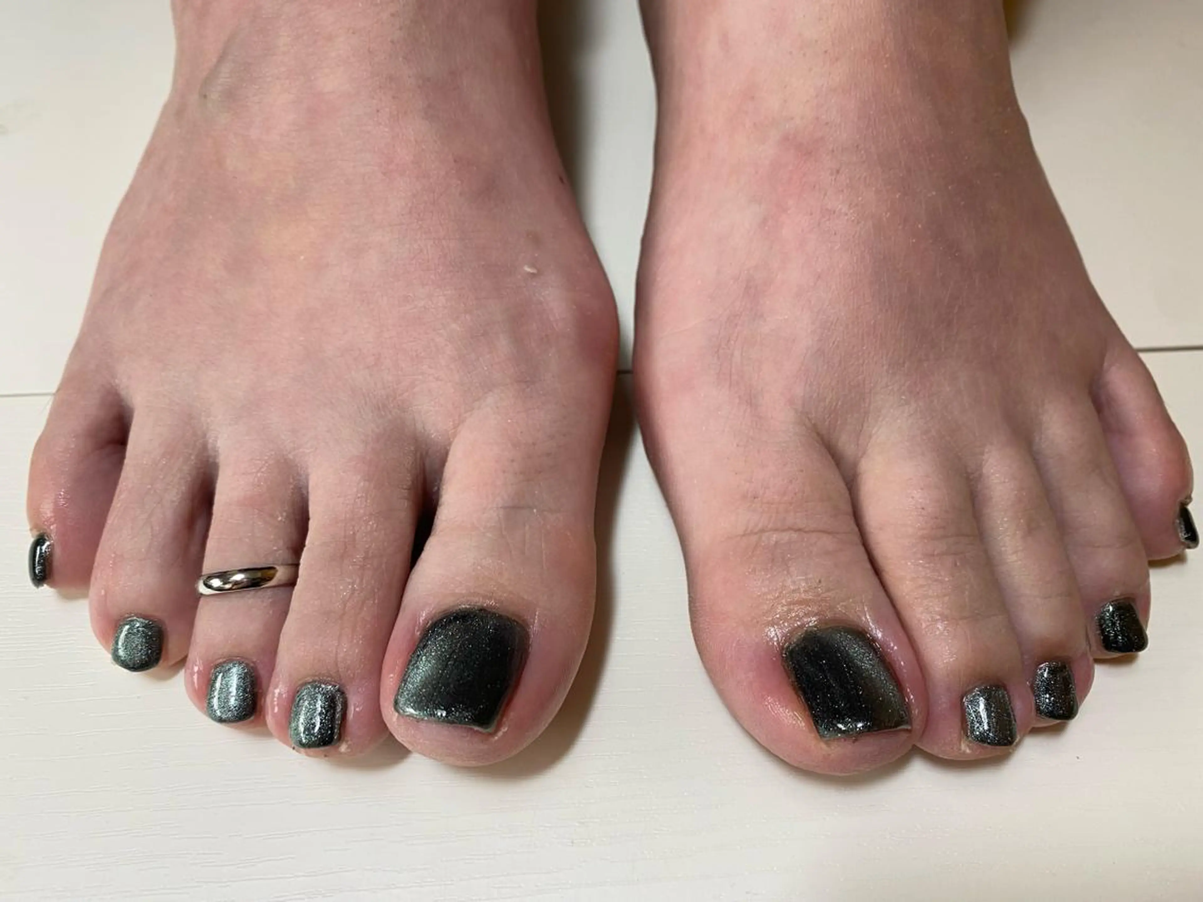 ネイル マグネットネイル フットネイル ___ yuriのネイルデザイン