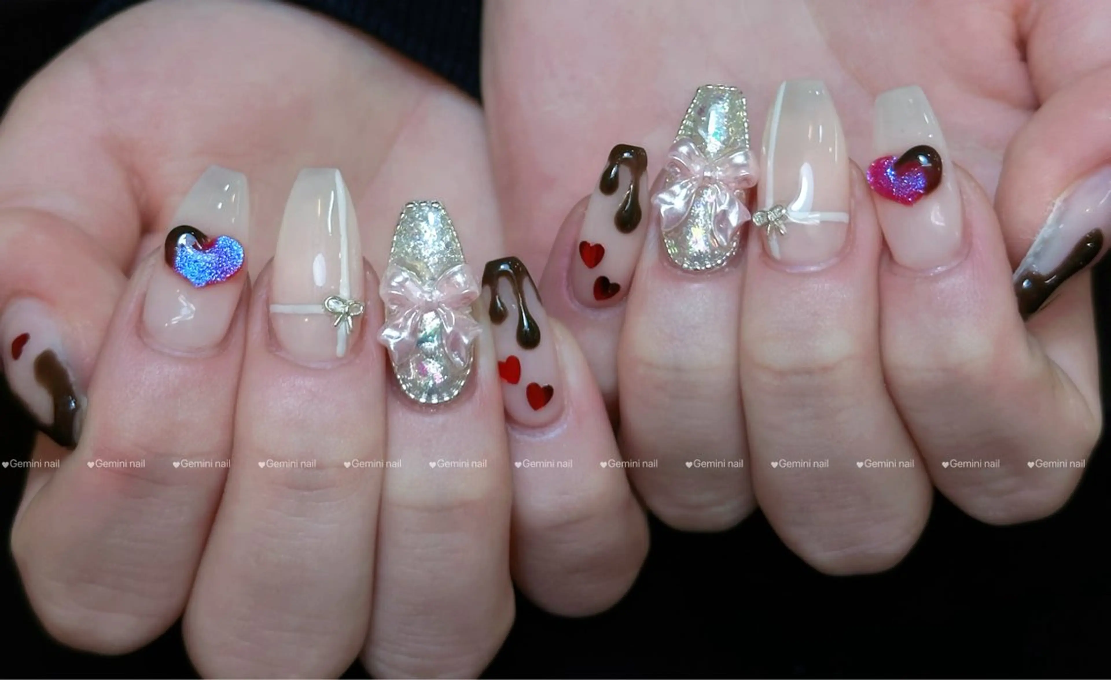 ネイル ハンドネイル Gemini nailのネイルデザイン