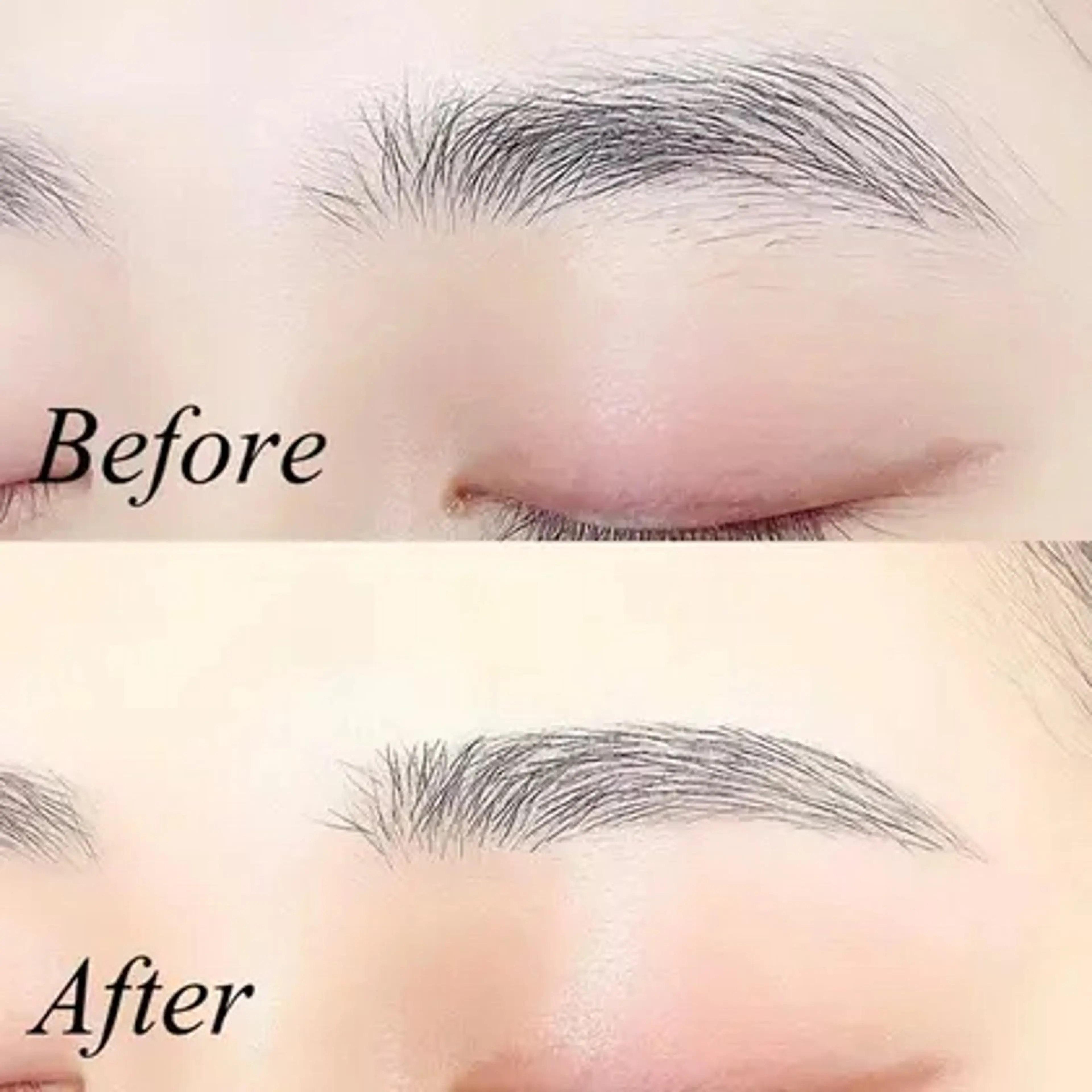 ワックス脱毛眉カットその他(アイブロウ)学割U24🎓《ツルツル美顔》美眉アイブロウWAX＋フルフェイス(メイク込)の写真