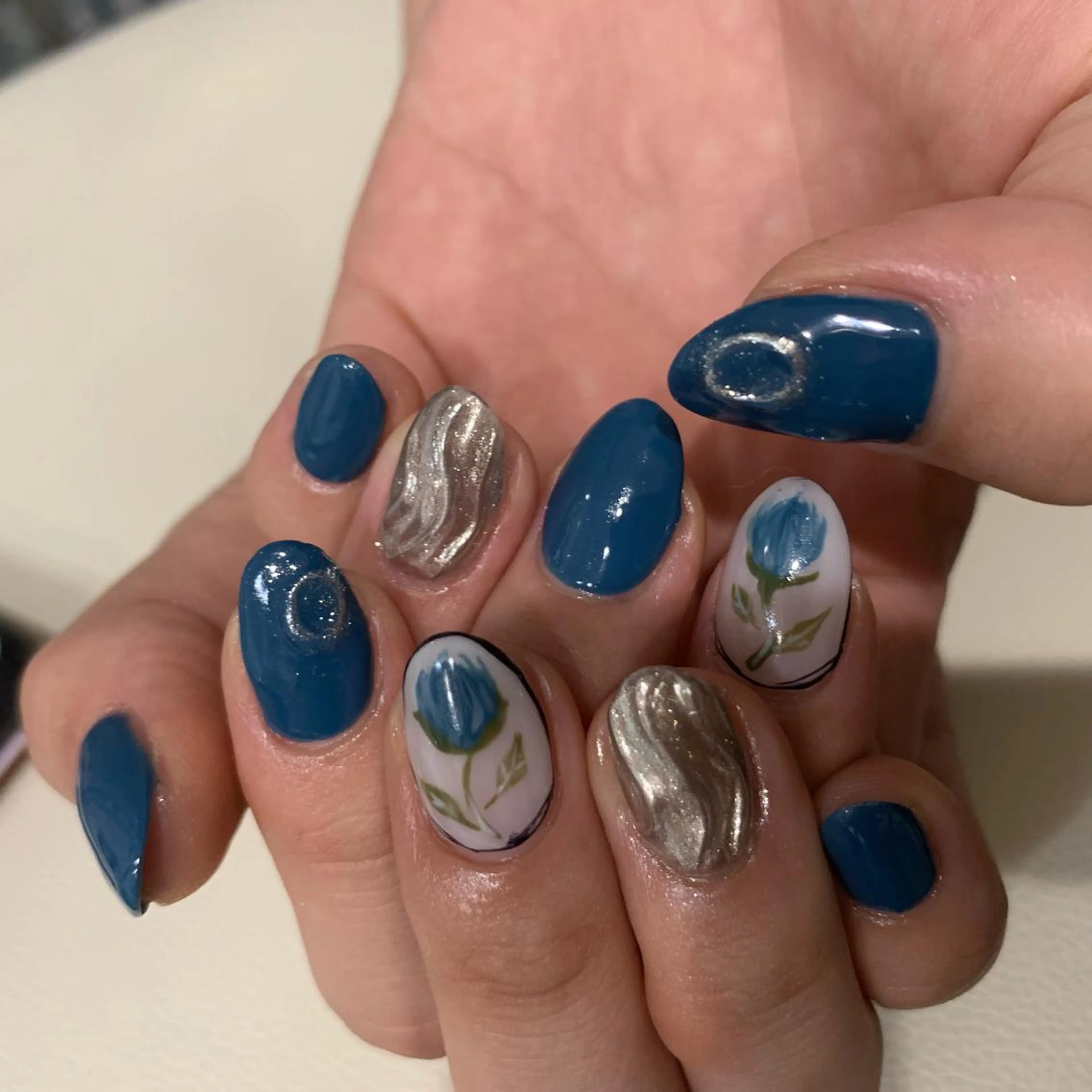 [minimo初回限定]ハンド(オフなし)★アート+パーツ乗せ放題～120分～の写真