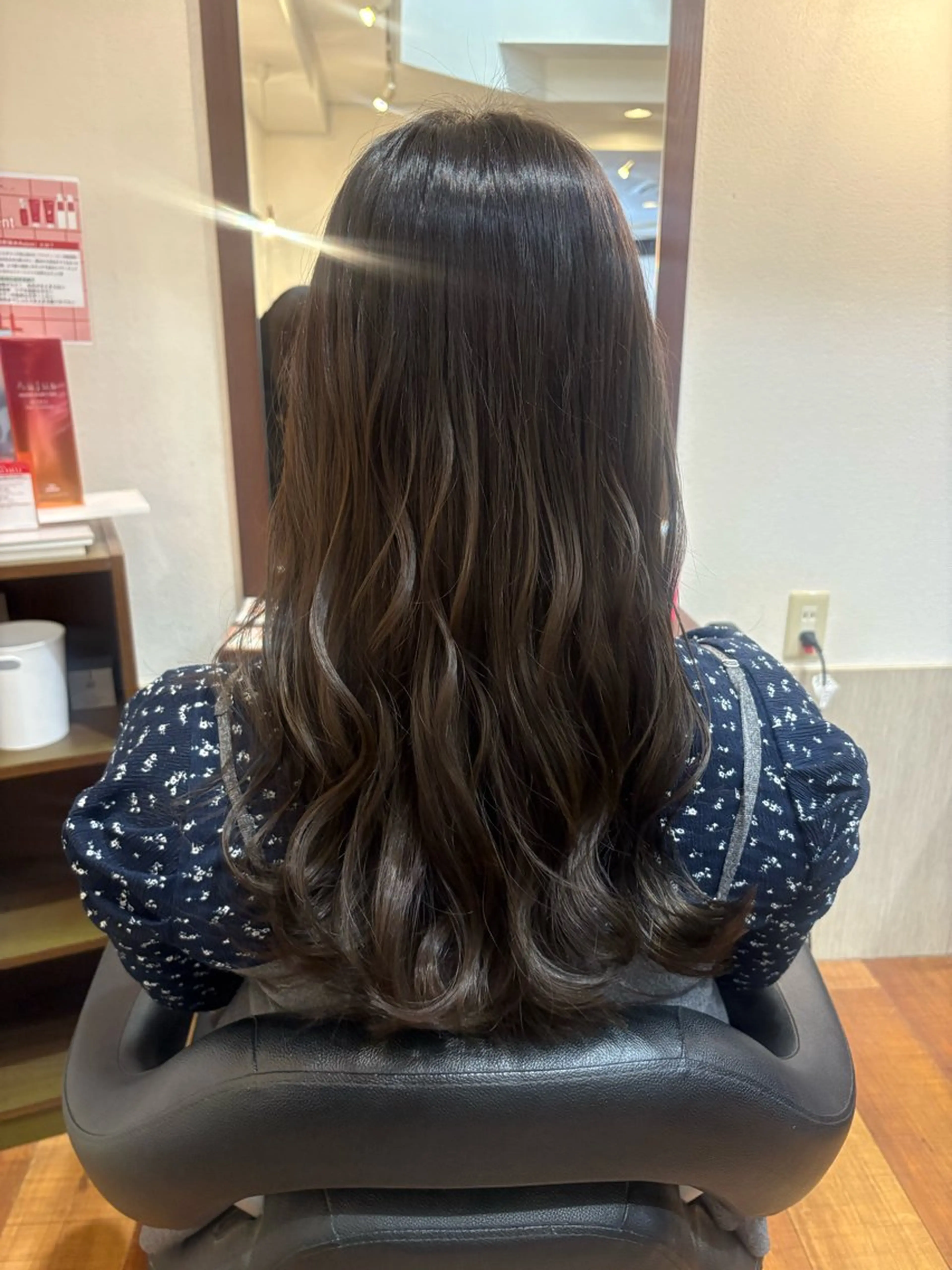 ロング MOLLASALON 浅香山店所属・髪質改善カラー 縮毛矯正🤍辻桃加のヘアスタイル