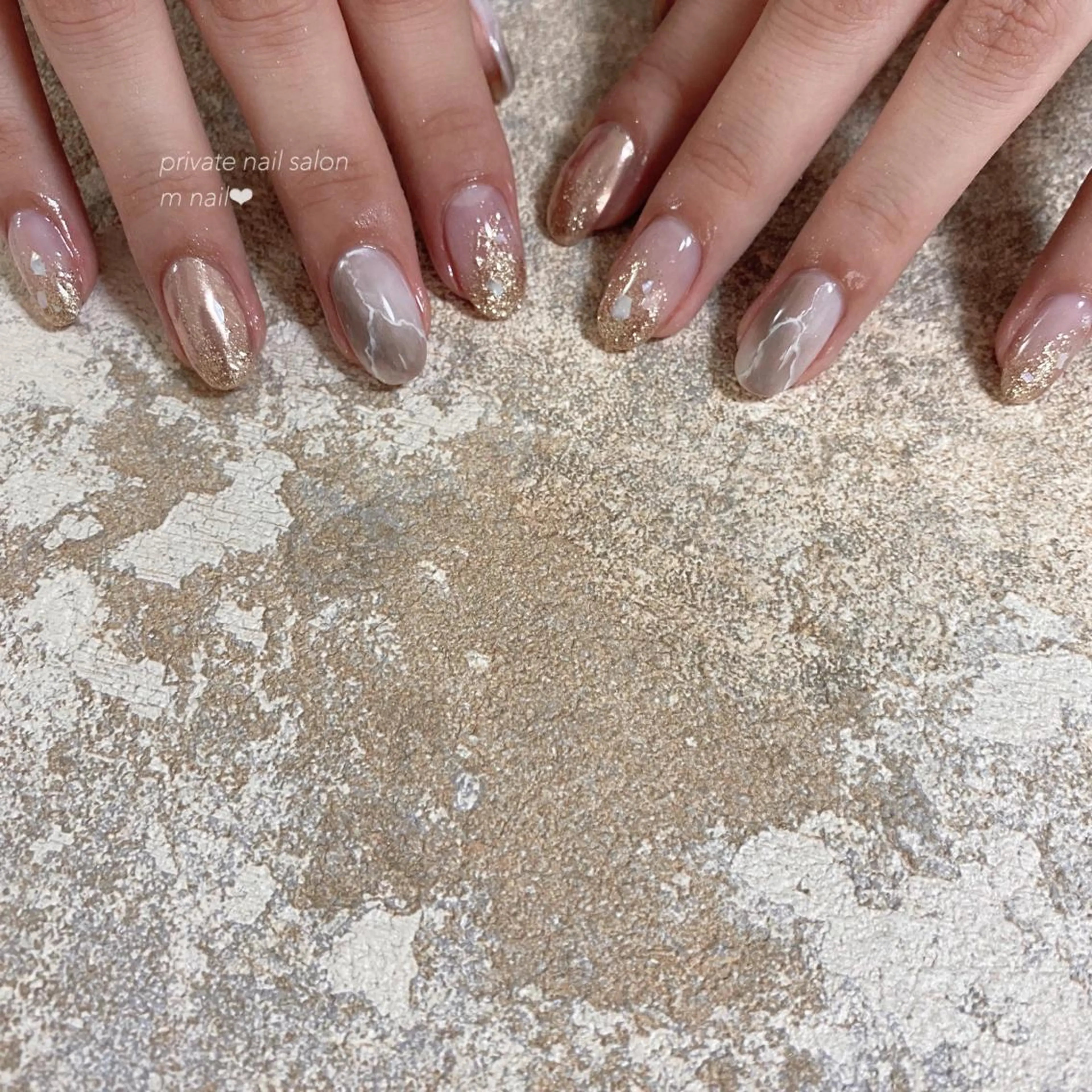 ネイル 持ち込み ハンドネイル 小河原 舞のネイルデザイン