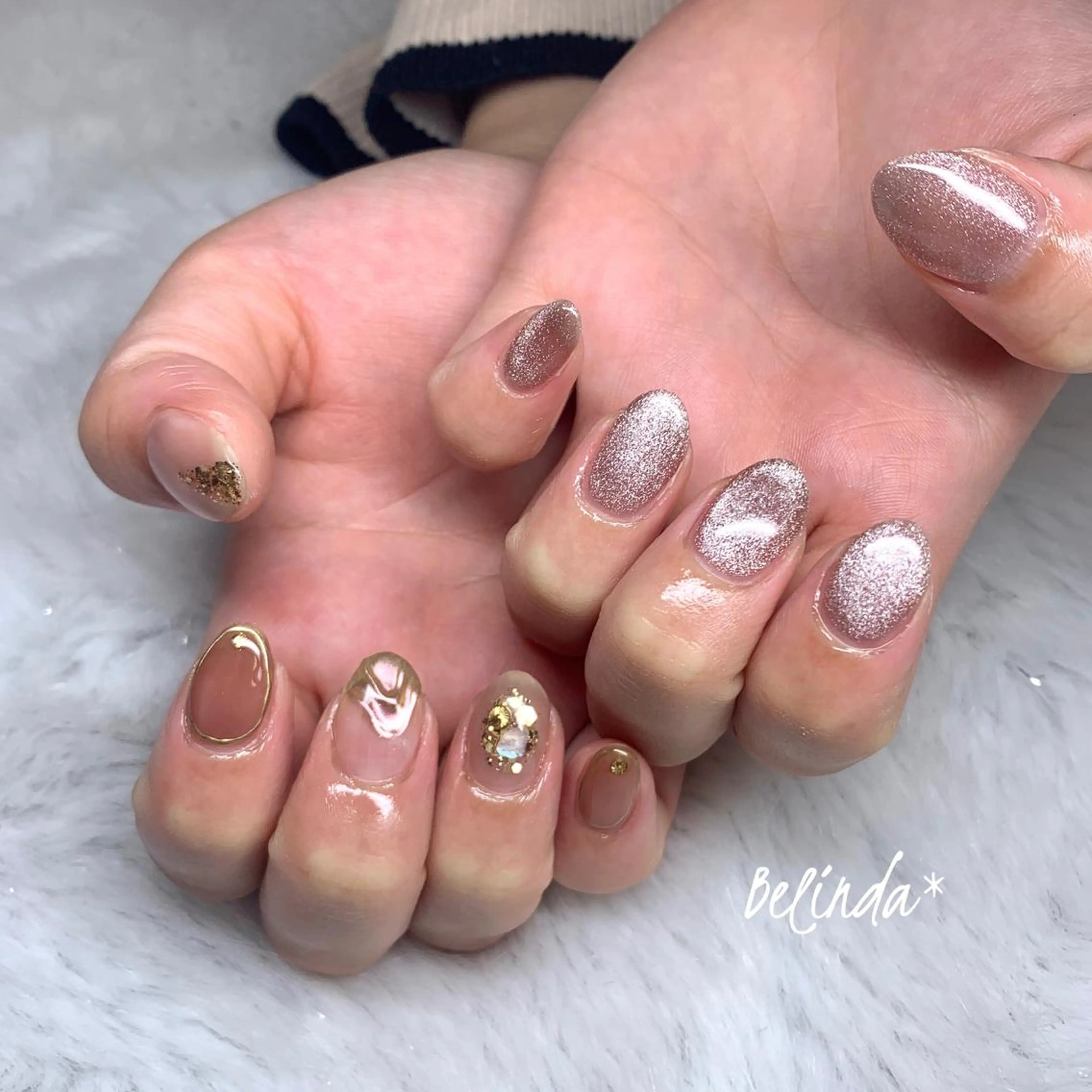 ネイル マグネットネイル Belinda Nailのネイルデザイン