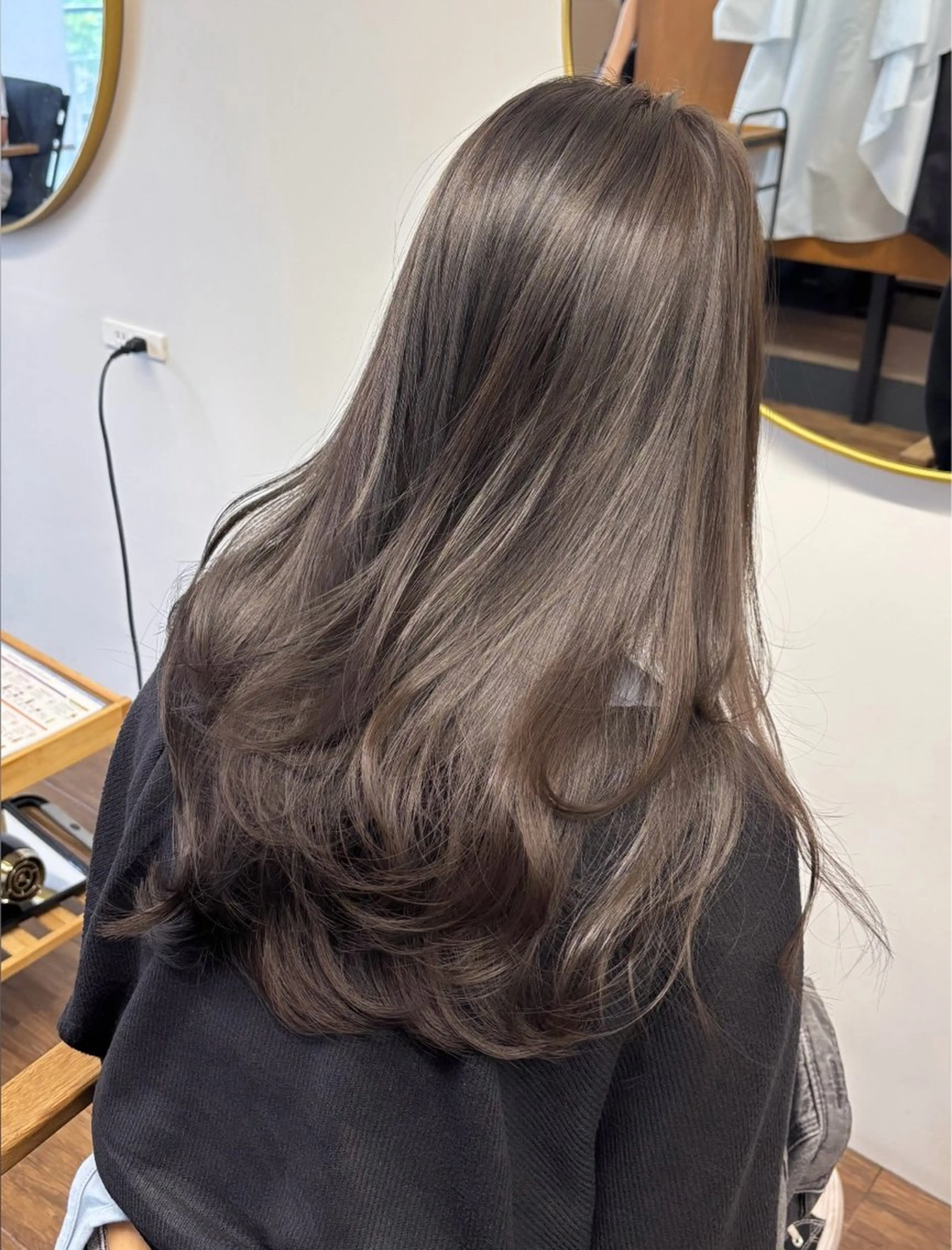 ロング カラー カット ヘアカラー トリートメント 広島韓国ヘア♡ たかみのヘアスタイル