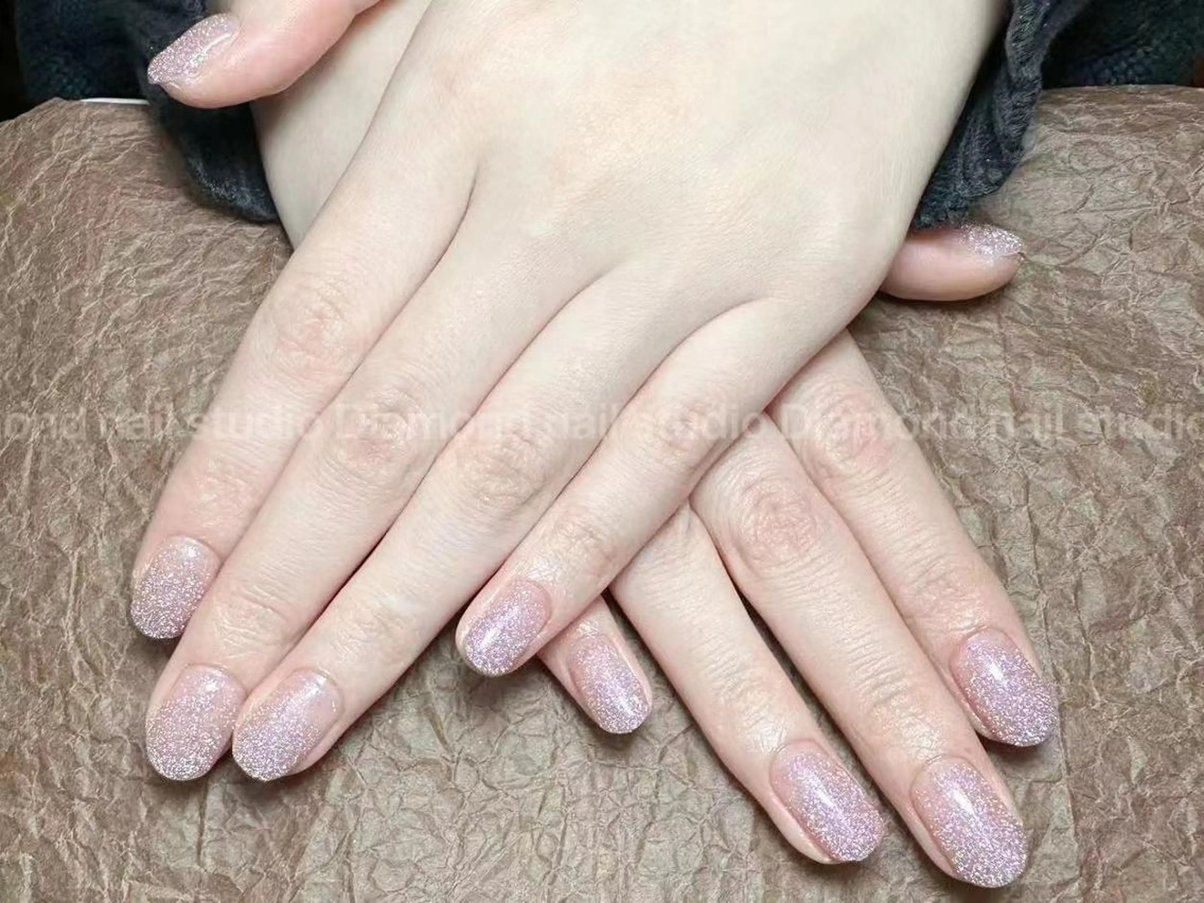 ショート ハンドネイル ハンドケア Diamond 🚢のネイルデザイン