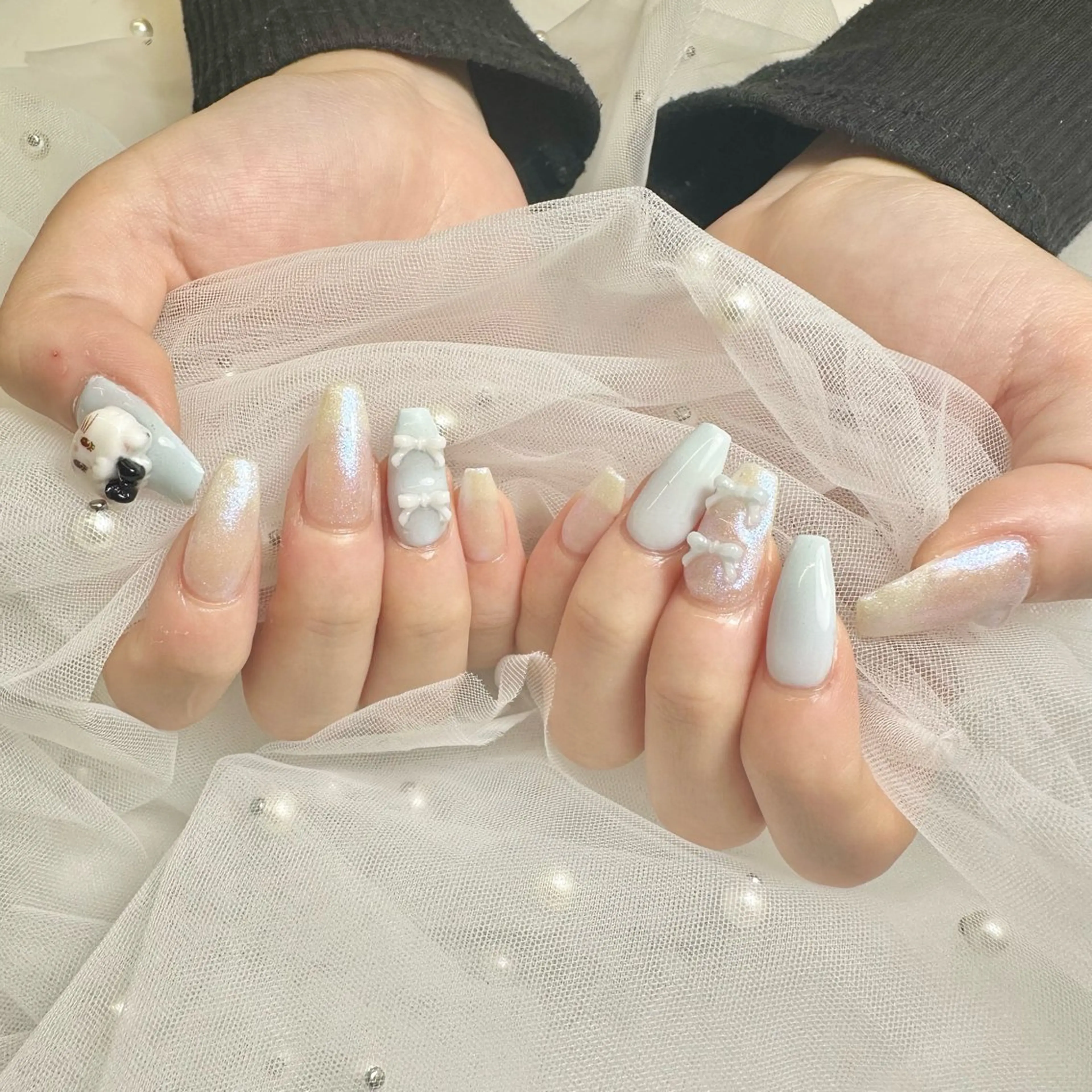 ネイル ハンドネイル nami🐰🎀 堺筋本町ネイルサロンのネイルデザイン