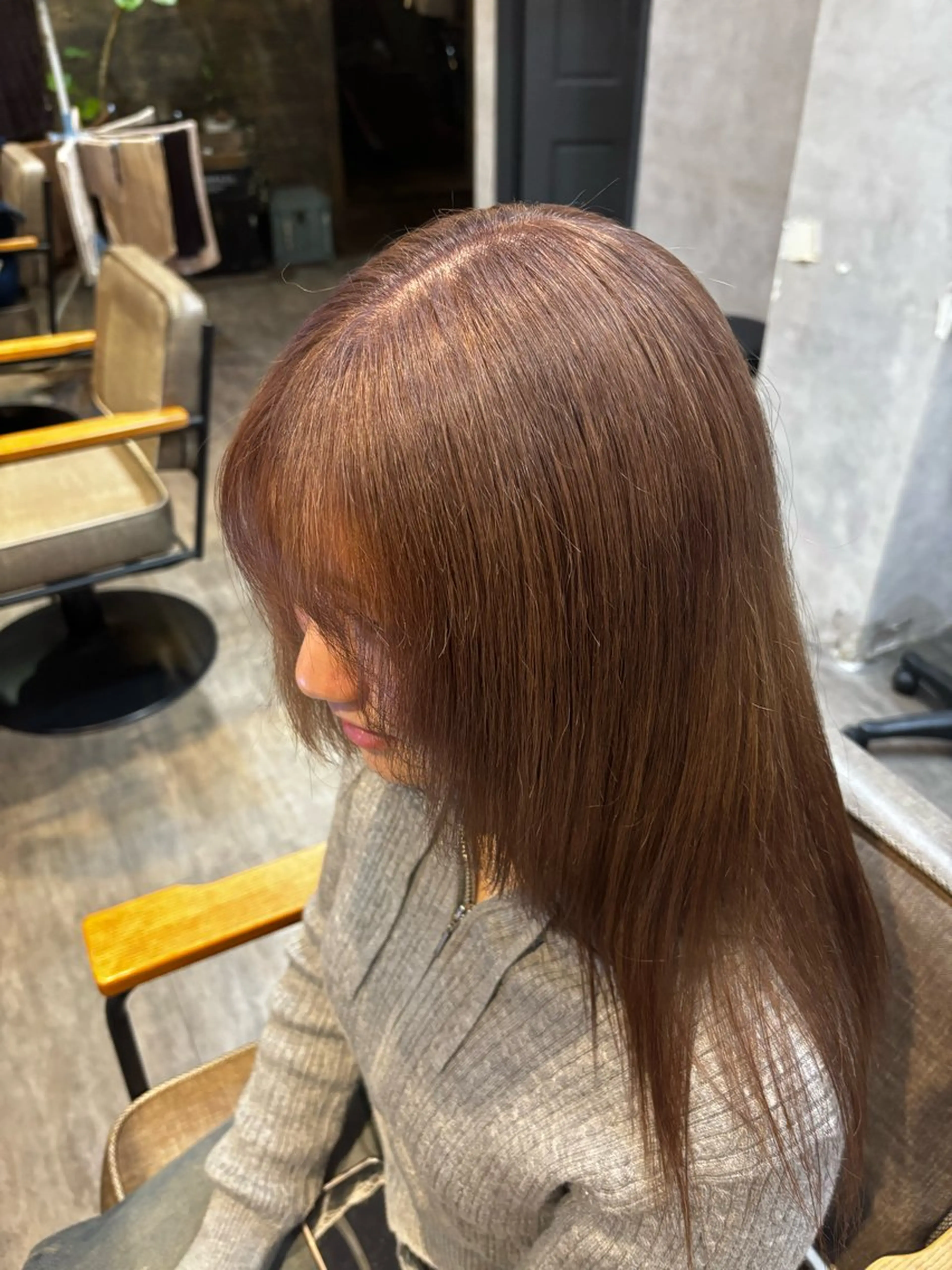 ロング カラー ヘアカラー トリートメント 艶髪/縮毛矯正 /hikaruのヘアスタイル