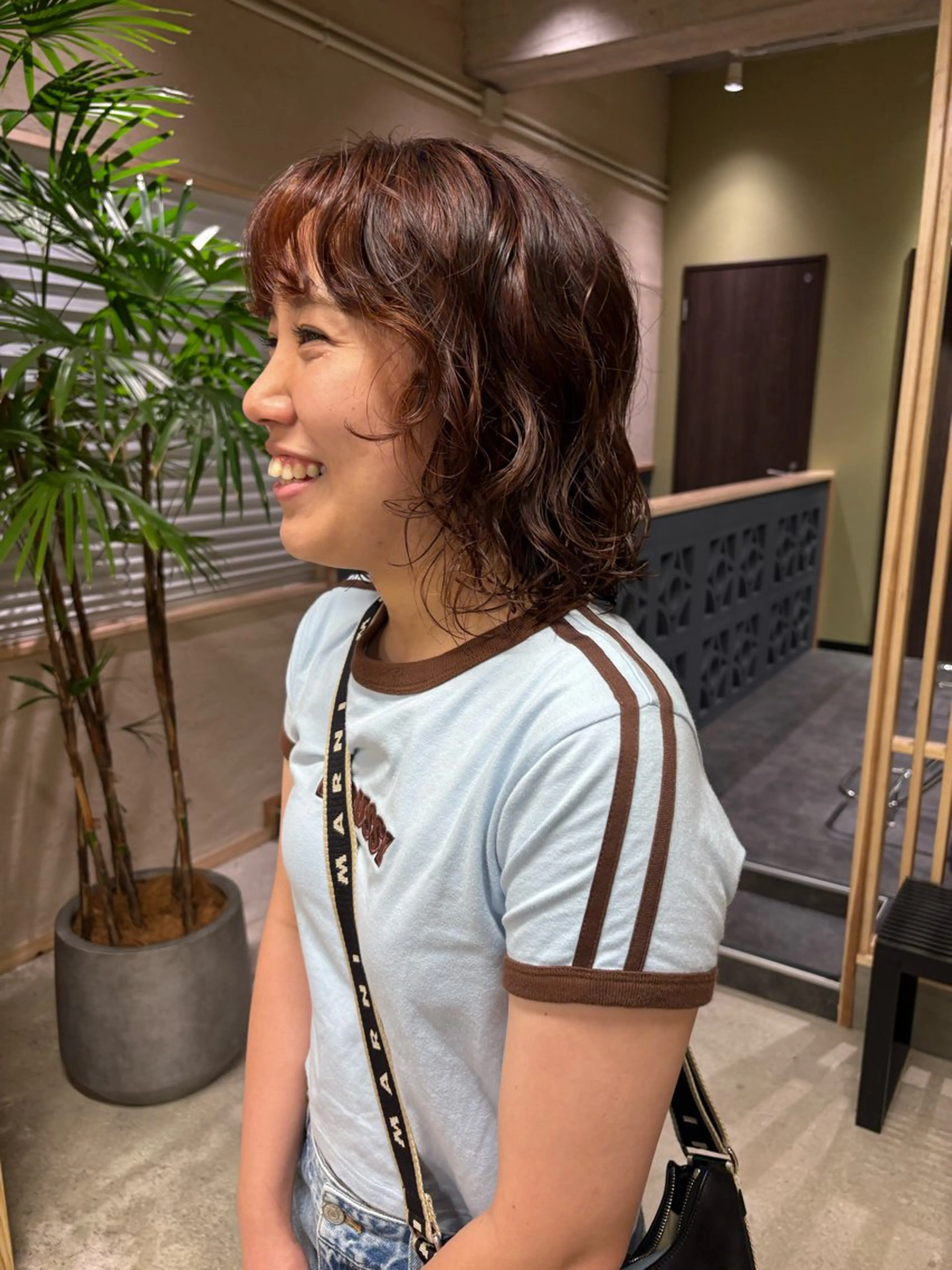 ショート パーマ ボブ カット パーマ トリートメント jinka hair salon所属・豊田 真夕のヘアスタイル