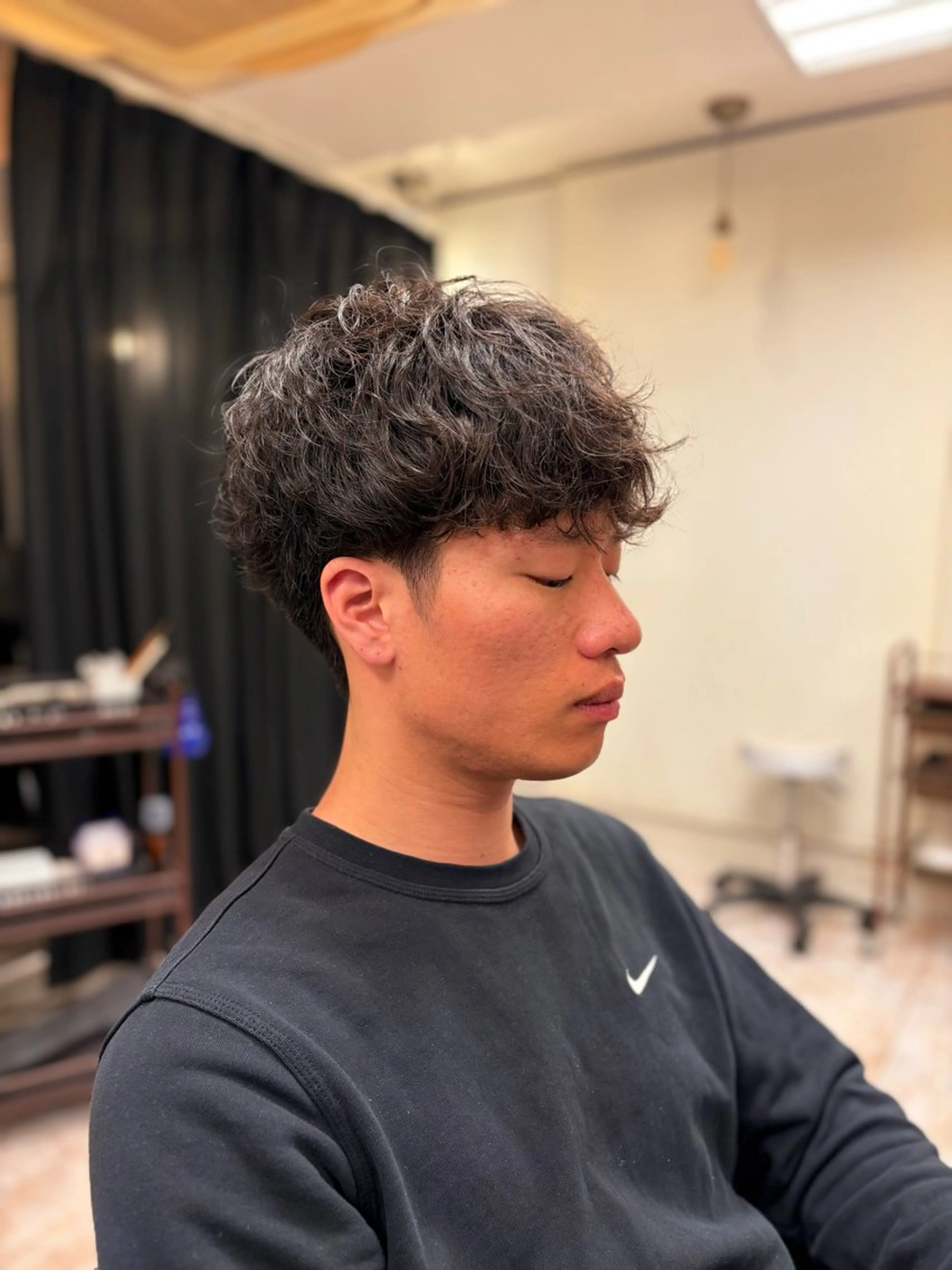 パーマ メンズ メンズ韓国風 メンズパーマ カット パーマ 田渕 涼/メンズヘア特化のヘアスタイル