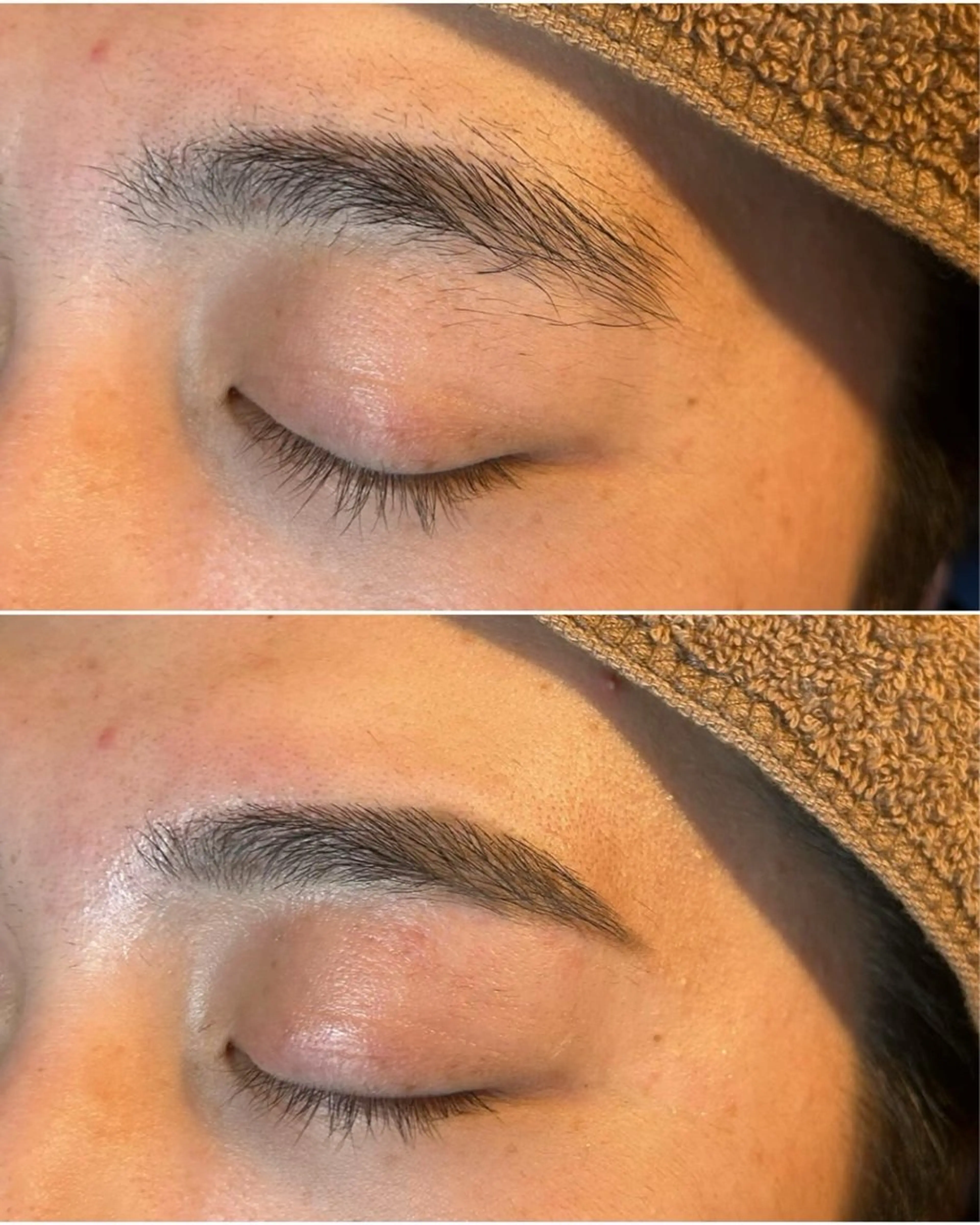 😎眉からイケメンに😎【メンズ眉Wax】眉をデザインして余分な毛をWaxで除去します❣️眉を整えてイケメンに💙の写真