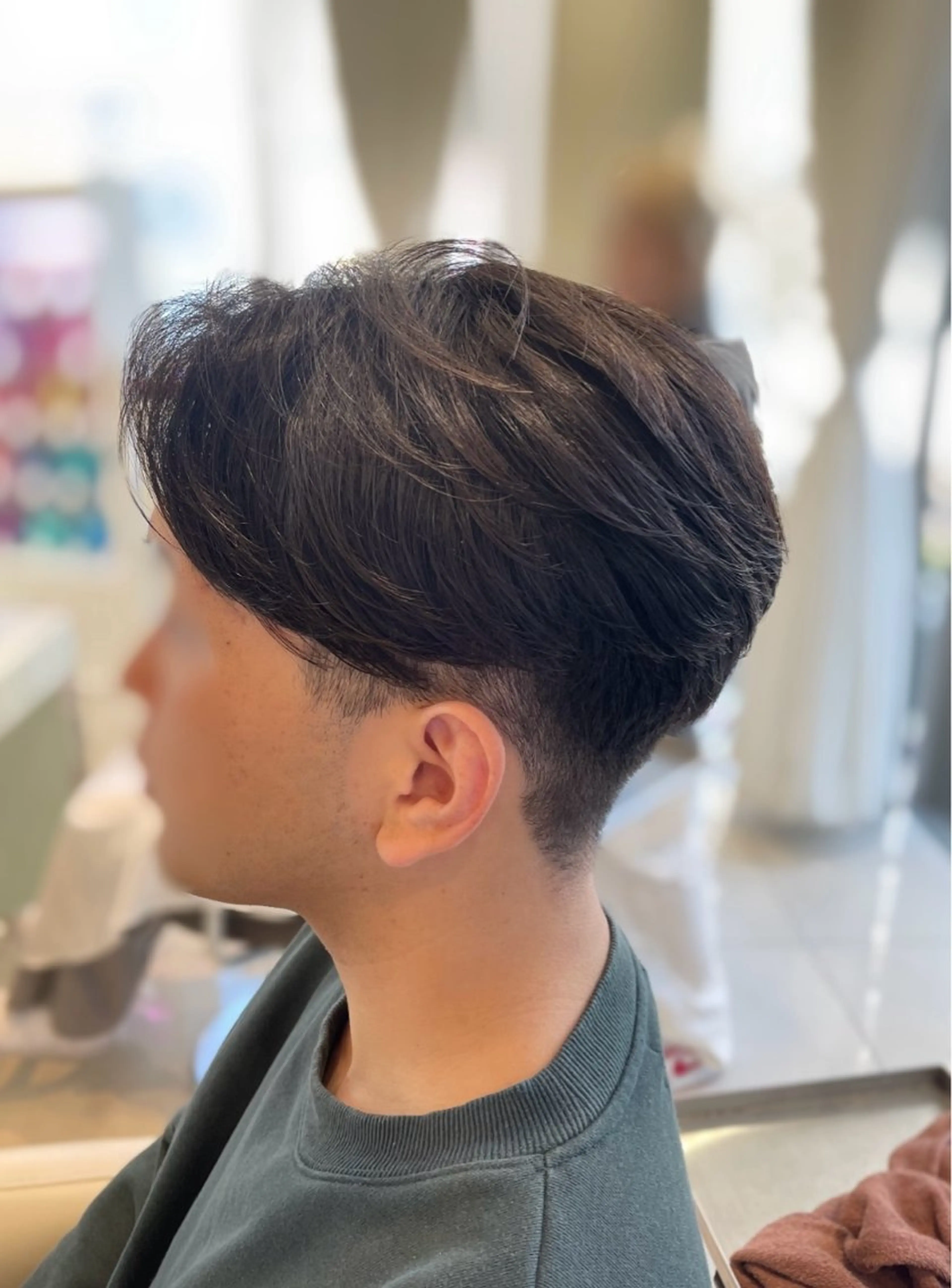 メンズ センターパート 川島爽楽のヘアスタイル