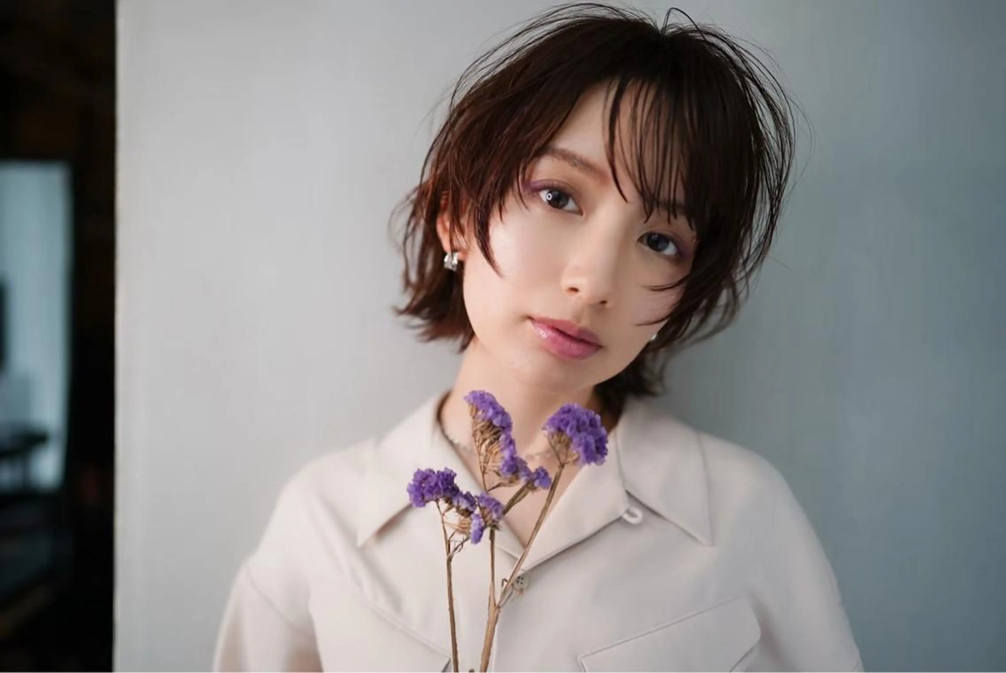 ミディアム カラー 透明感カラー SALOWIN所属・MA Iのヘアスタイル