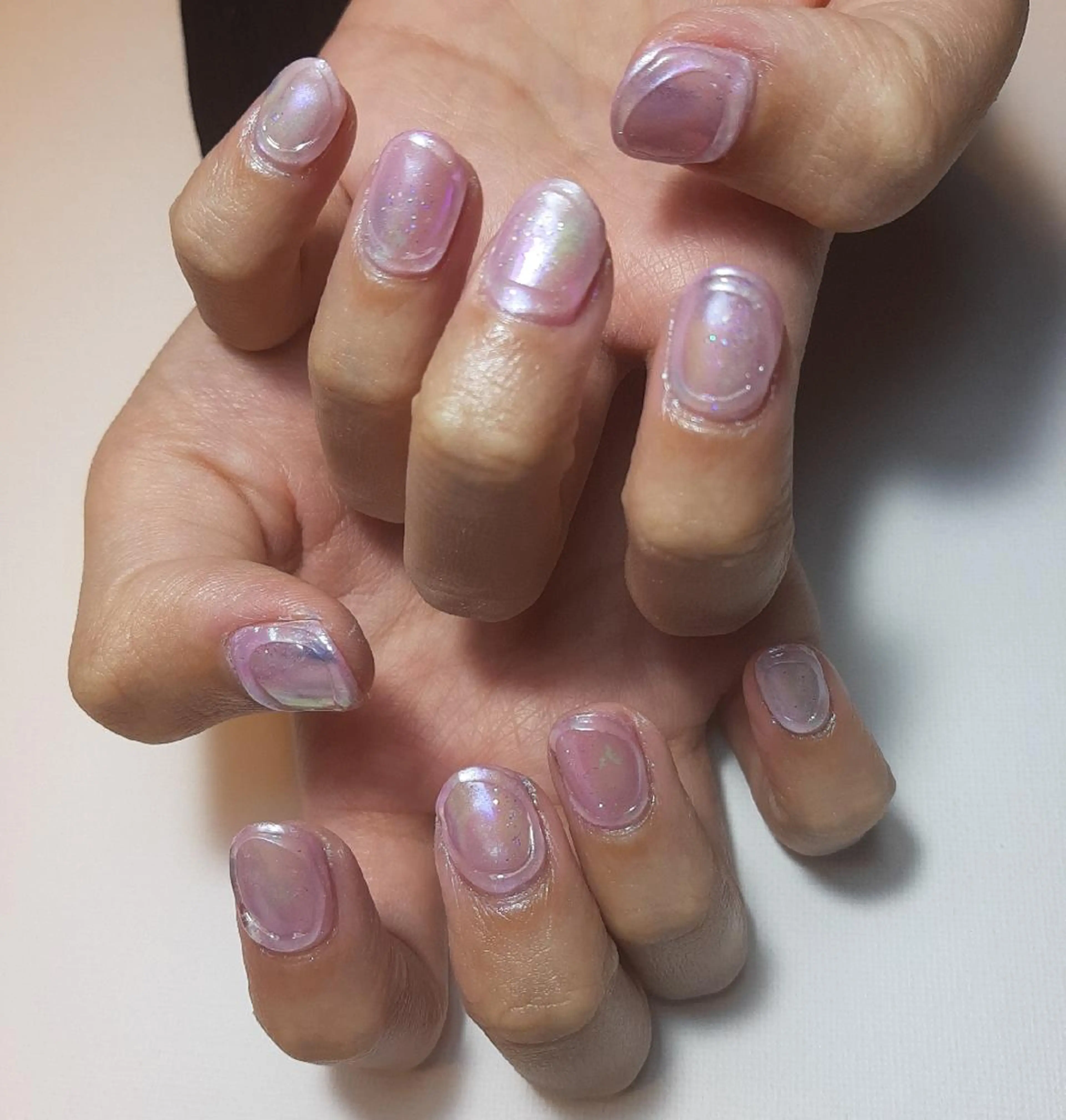 ネイル ミラーネイル 冬ネイル クリスマス owlnail /持込みデザイン専門のネイルデザイン