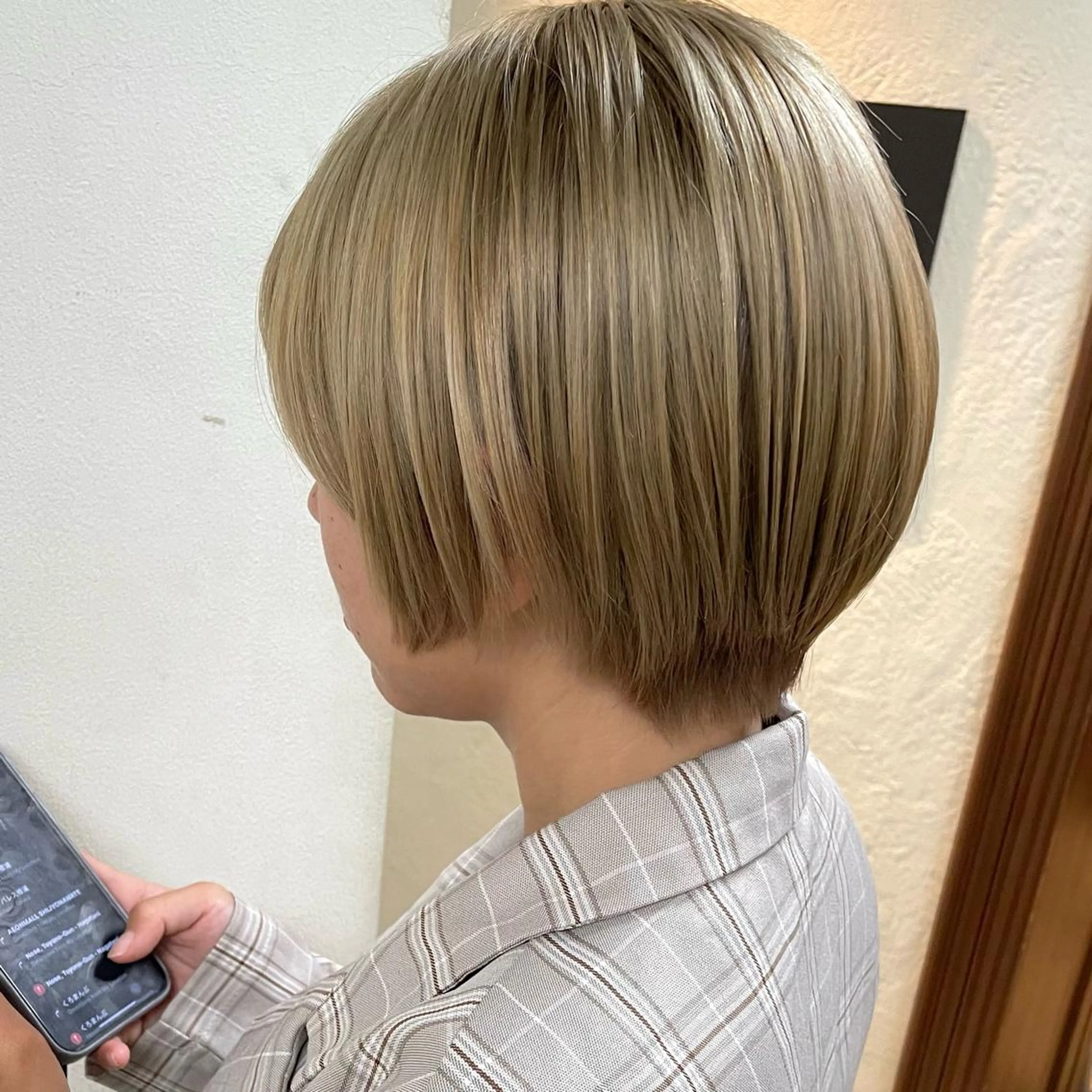 ショート カラー ヘアアレンジ カット ヘアカラー トリートメント maoブリーチ無し 似合わせカラーのヘアスタイル