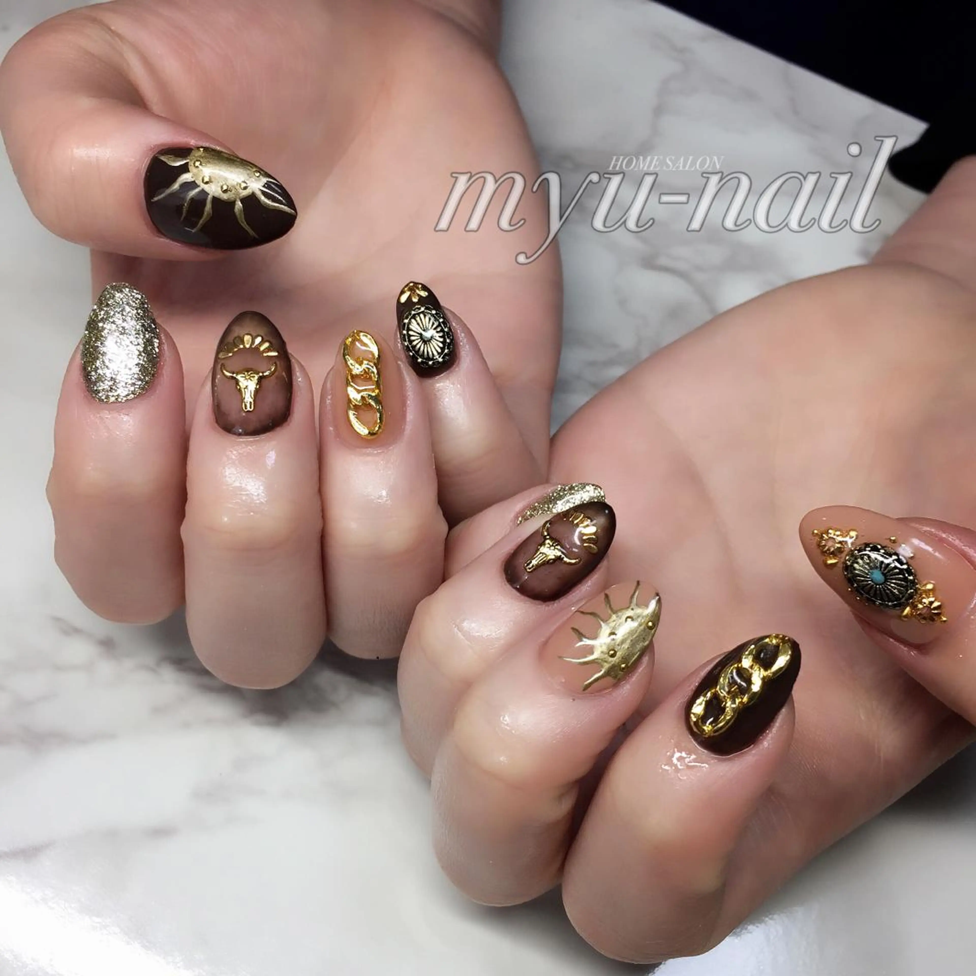 ネイル ホームサロン myu-nailのネイルデザイン