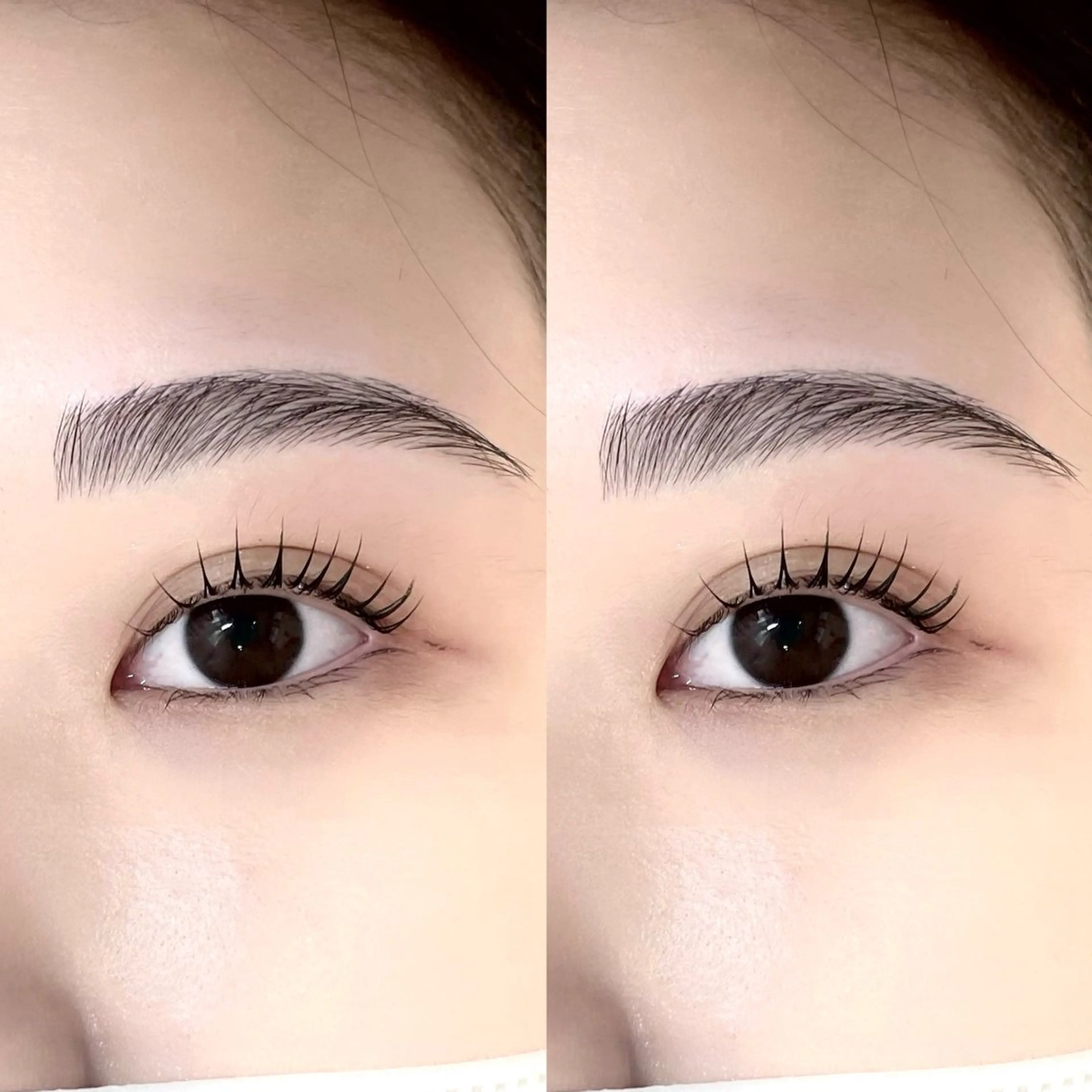 まつ毛パーマ+アイブロウWAX脱毛の写真