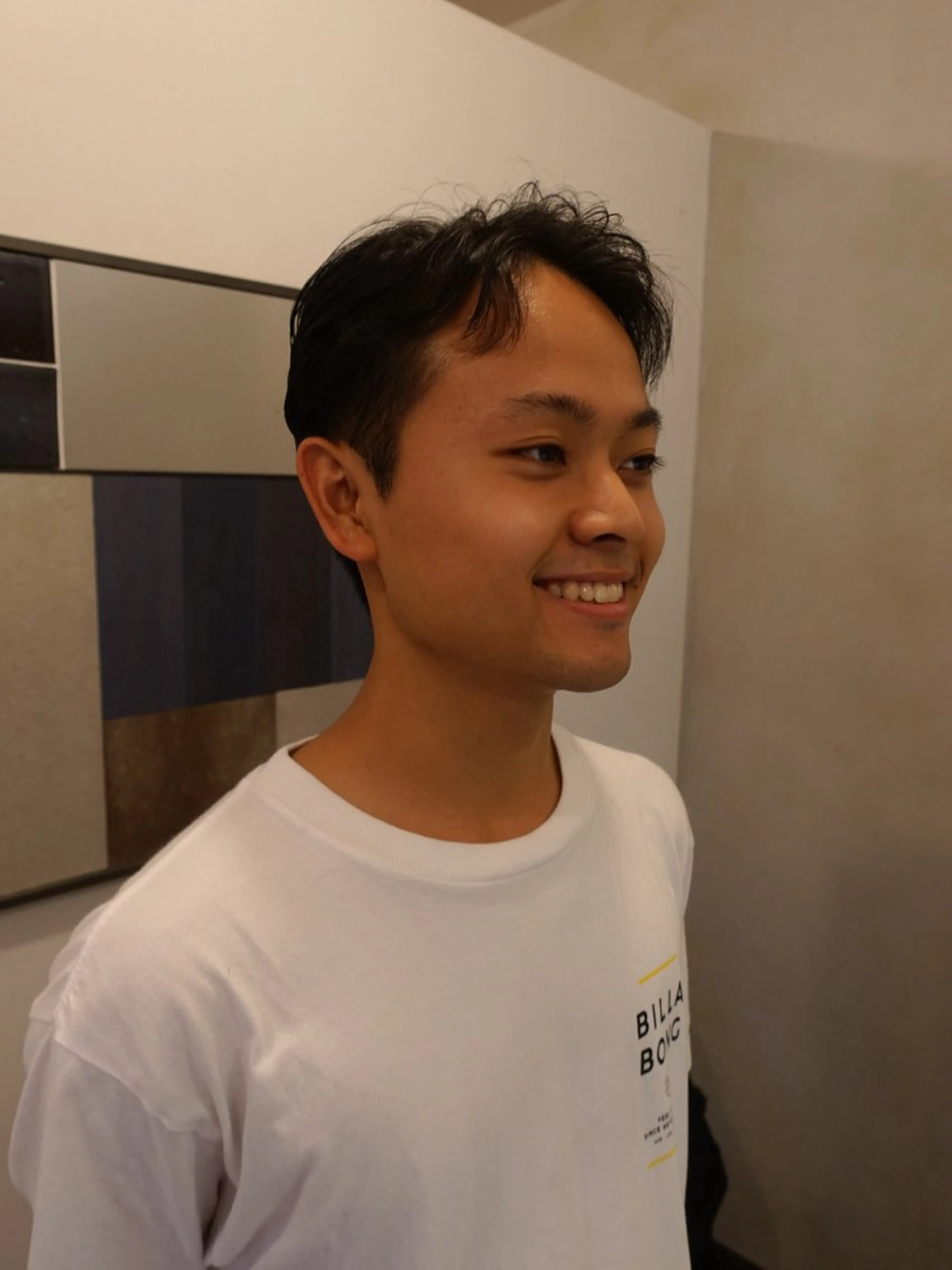 ショート メンズ ビジネス unfeigned02所属・おーした /カットモデル伏見栄のヘアスタイル